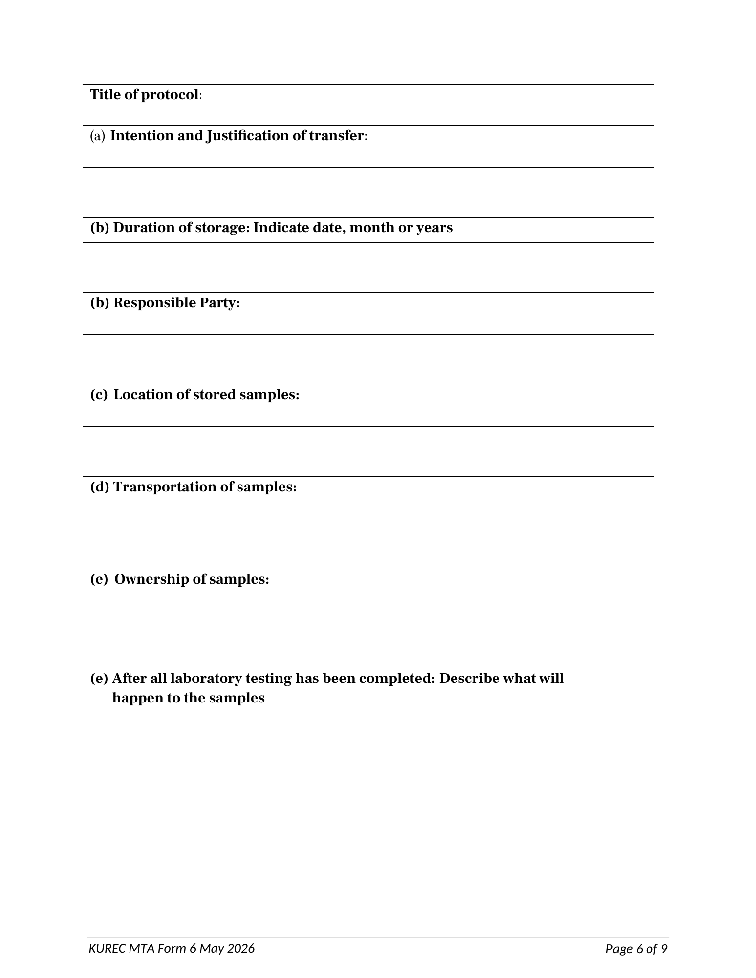 Rendered from the linked Office original — page 6; retained table layout and symbols. This is a render, not an official PDF page.