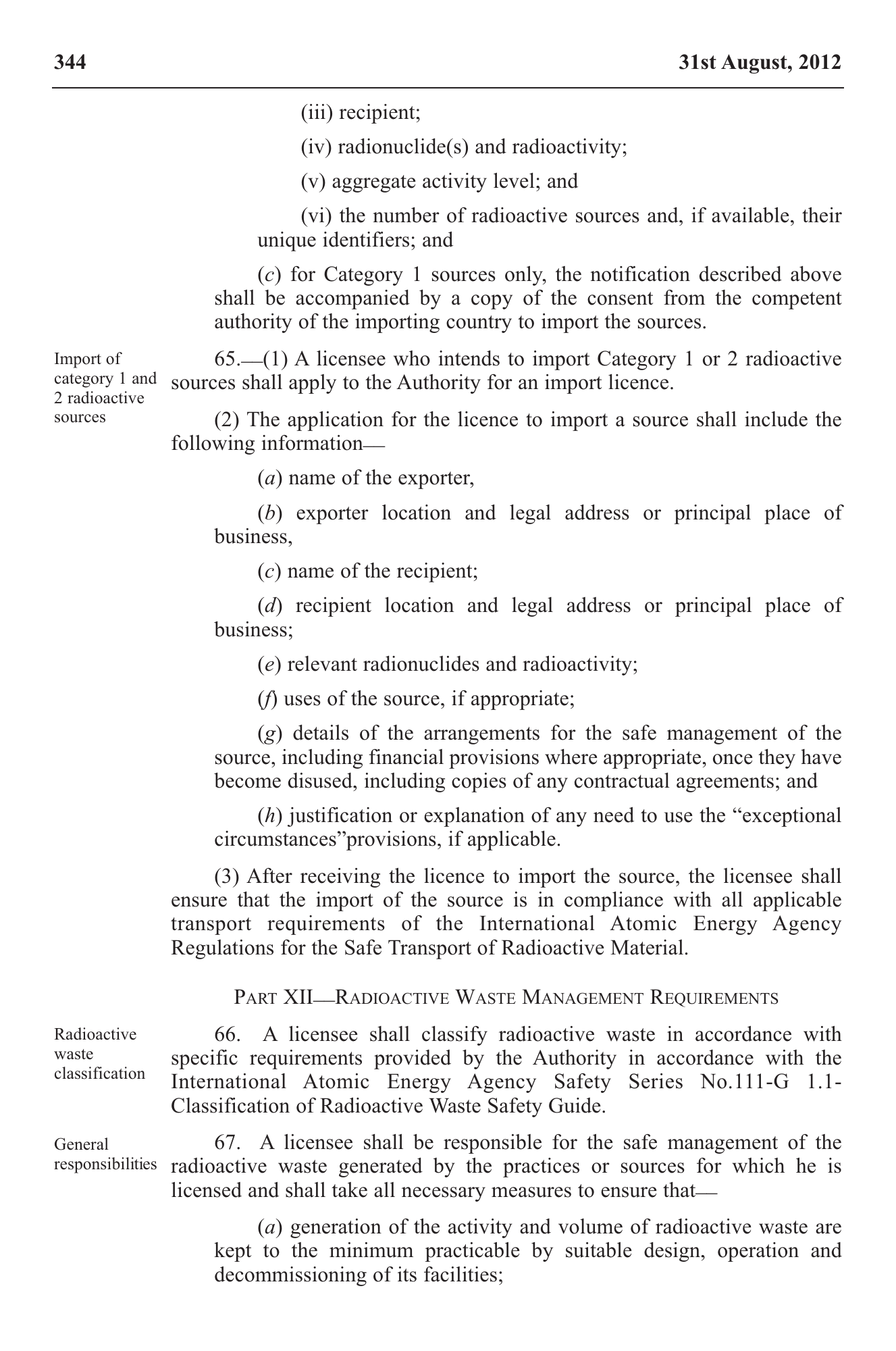 Government Notice 22 of 2012 — official PDF page 34; original table columns, symbols and diagram connections