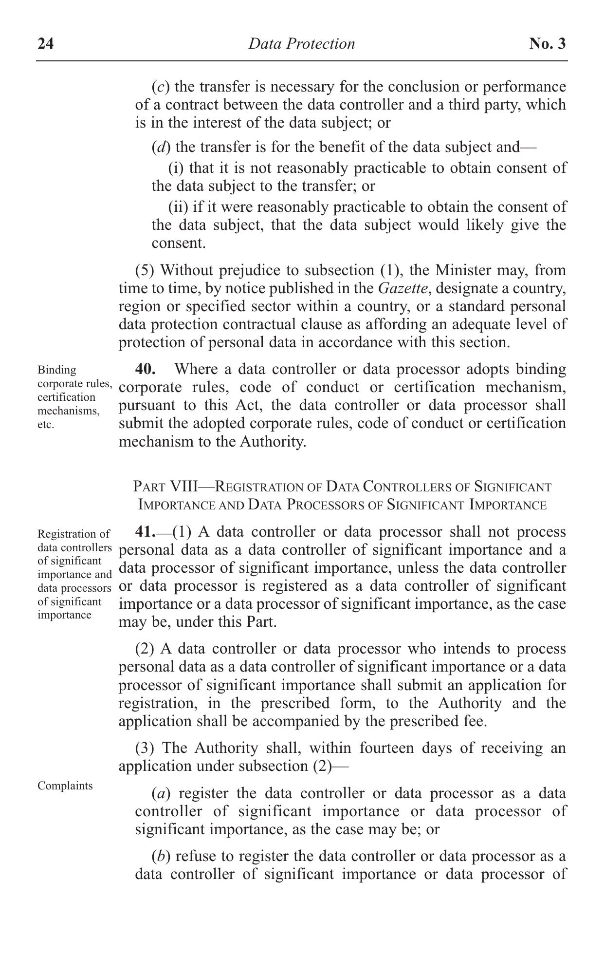 Act No. 3 of 2024 — official PDF page 24; original table columns, symbols and diagram connections