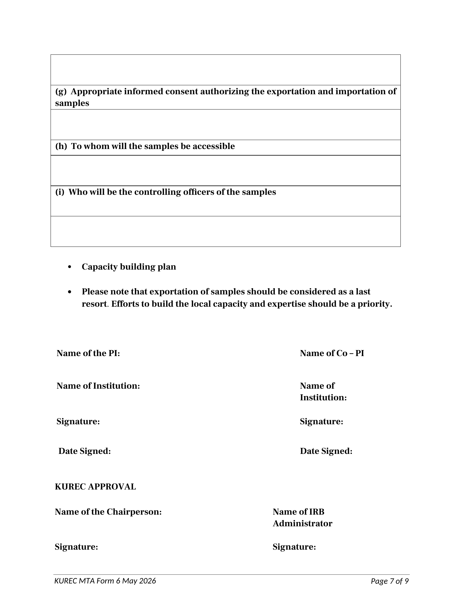 Rendered from the linked Office original — page 7; retained table layout and symbols. This is a render, not an official PDF page.