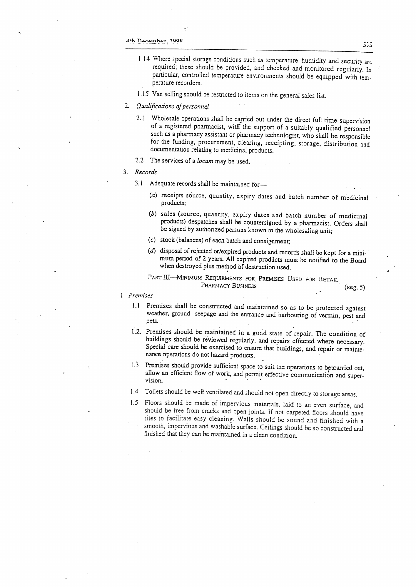 Government Notice 88 of 1998 — official PDF page 21; original table columns, symbols and diagram connections