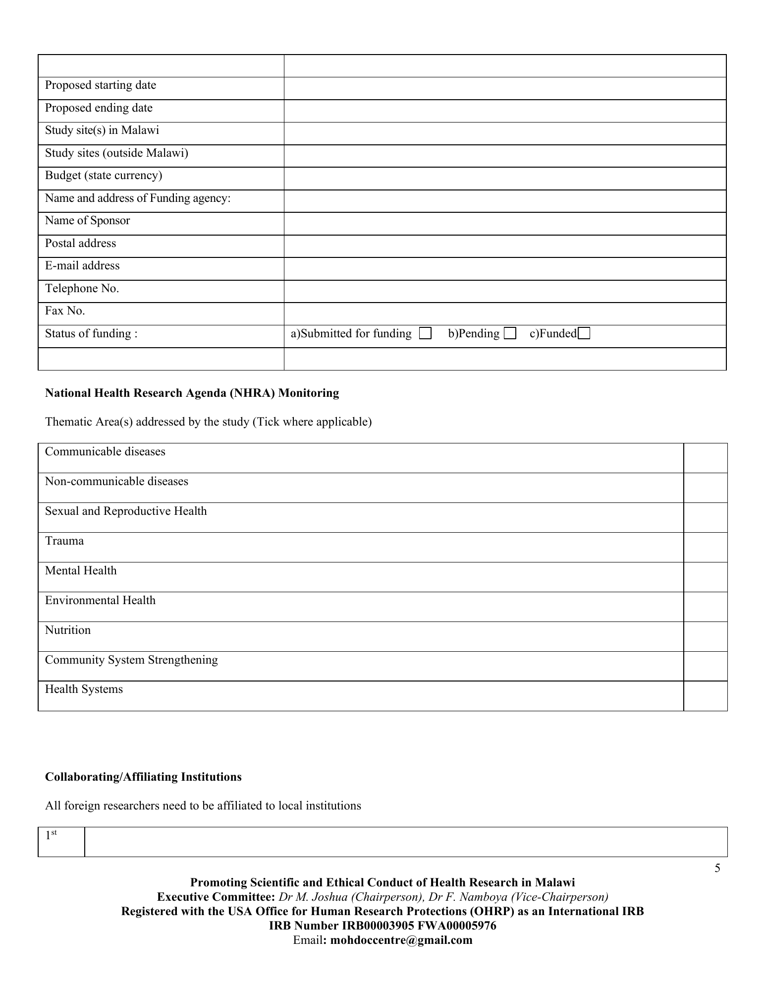 Form 101 — official PDF page 5; original table columns, symbols and diagram connections