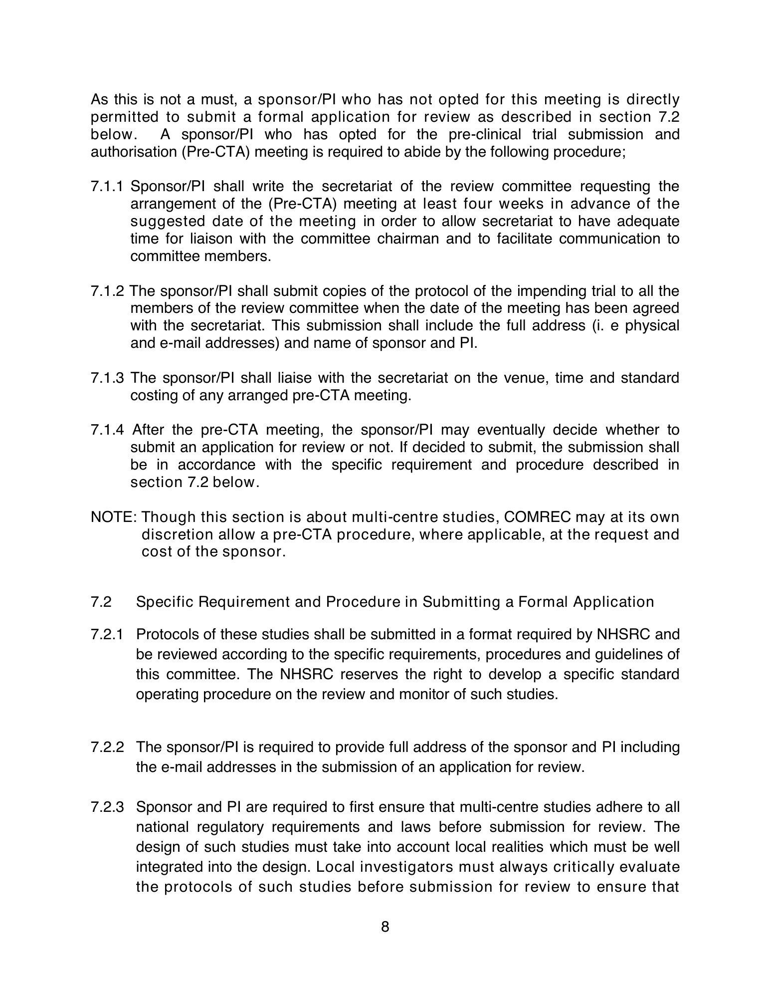 malawi-health-research-coordination-policy-2012 — official PDF page 12; original table columns, symbols and diagram connections