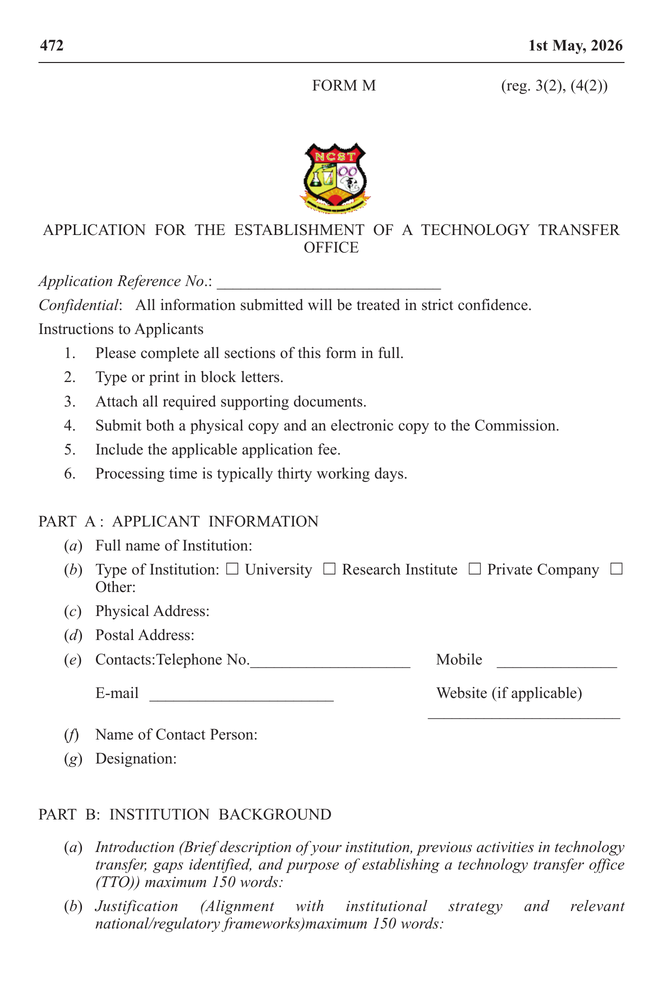 Government Notice 37 of 2026 — official PDF page 52; original table columns, symbols and diagram connections