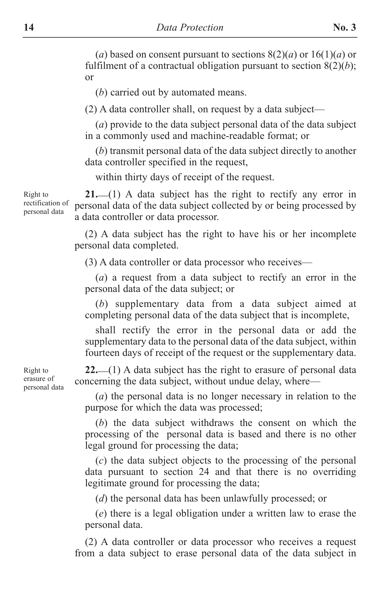 Act No. 3 of 2024 — official PDF page 14; original table columns, symbols and diagram connections