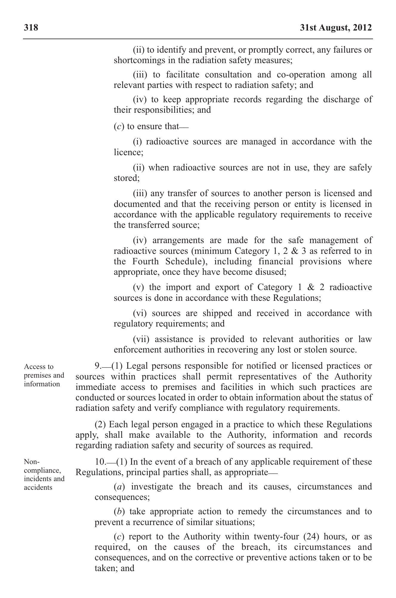 Government Notice 22 of 2012 — official PDF page 8; original table columns, symbols and diagram connections