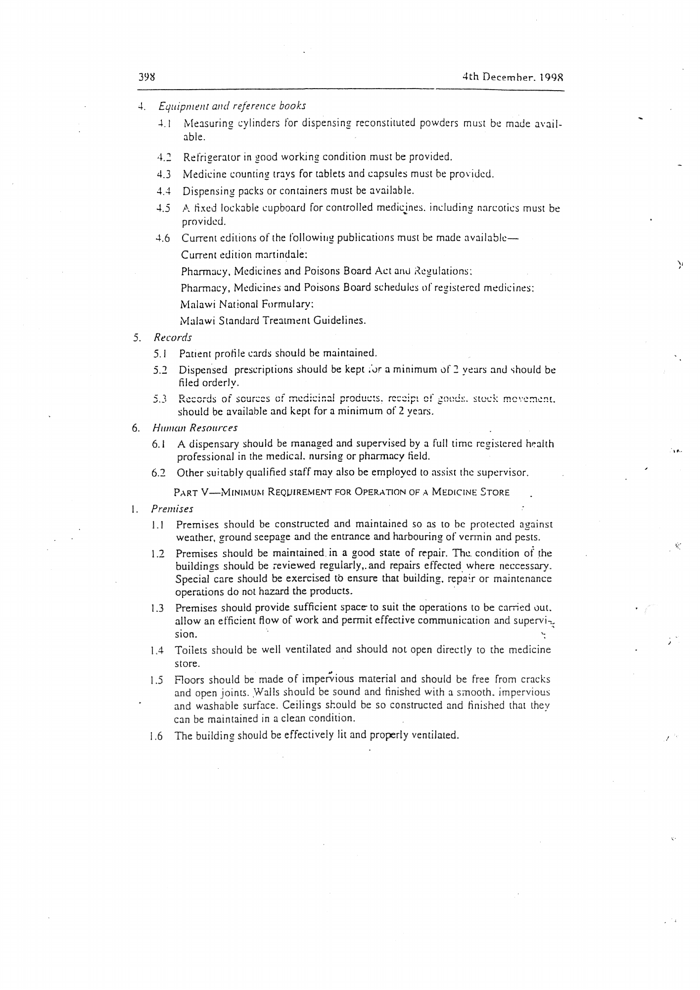 Government Notice 88 of 1998 — official PDF page 24; original table columns, symbols and diagram connections