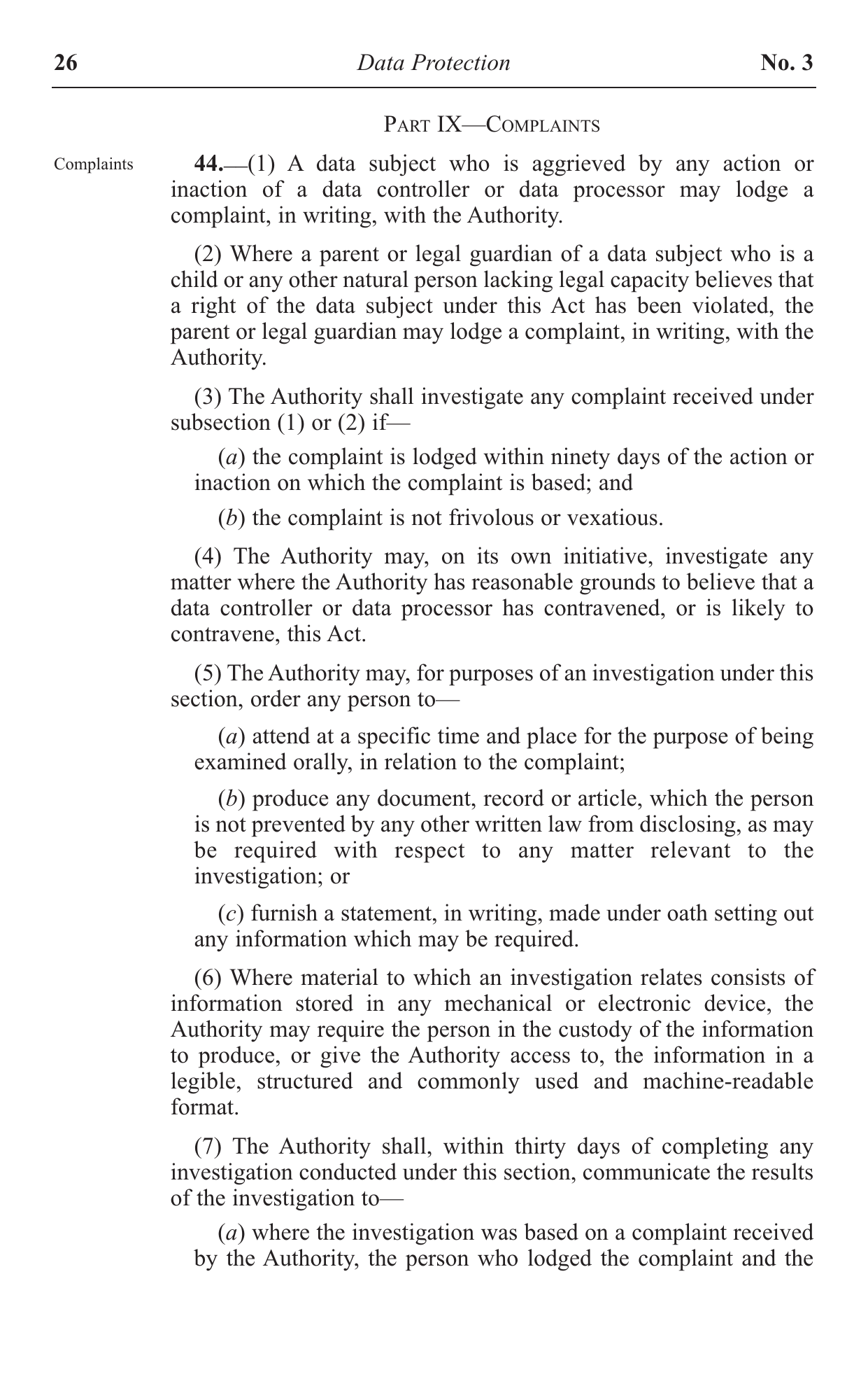 Act No. 3 of 2024 — official PDF page 26; original table columns, symbols and diagram connections