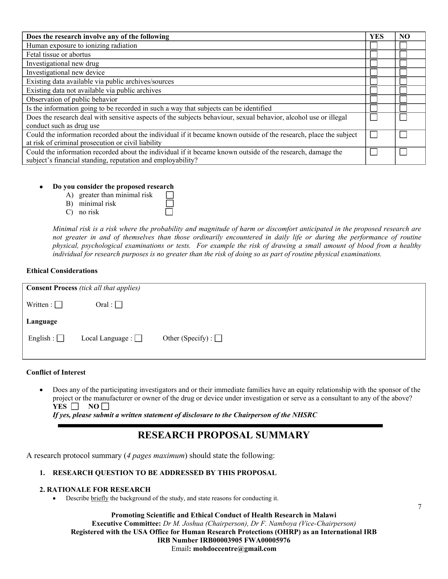 Form 101 — official PDF page 7; original table columns, symbols and diagram connections