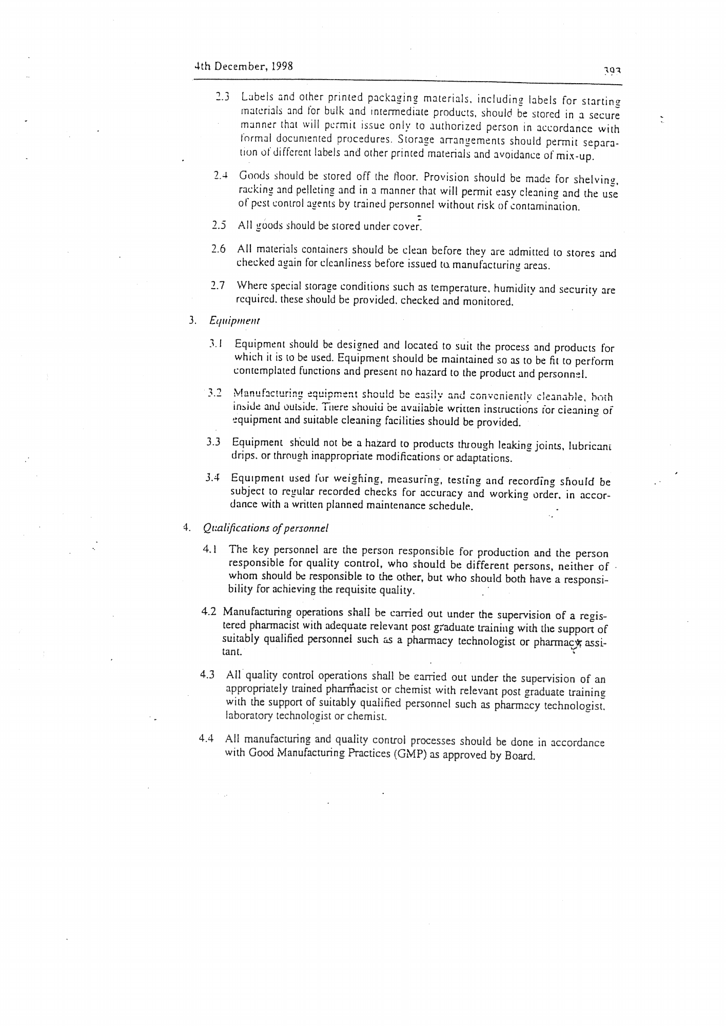 Government Notice 88 of 1998 — official PDF page 19; original table columns, symbols and diagram connections