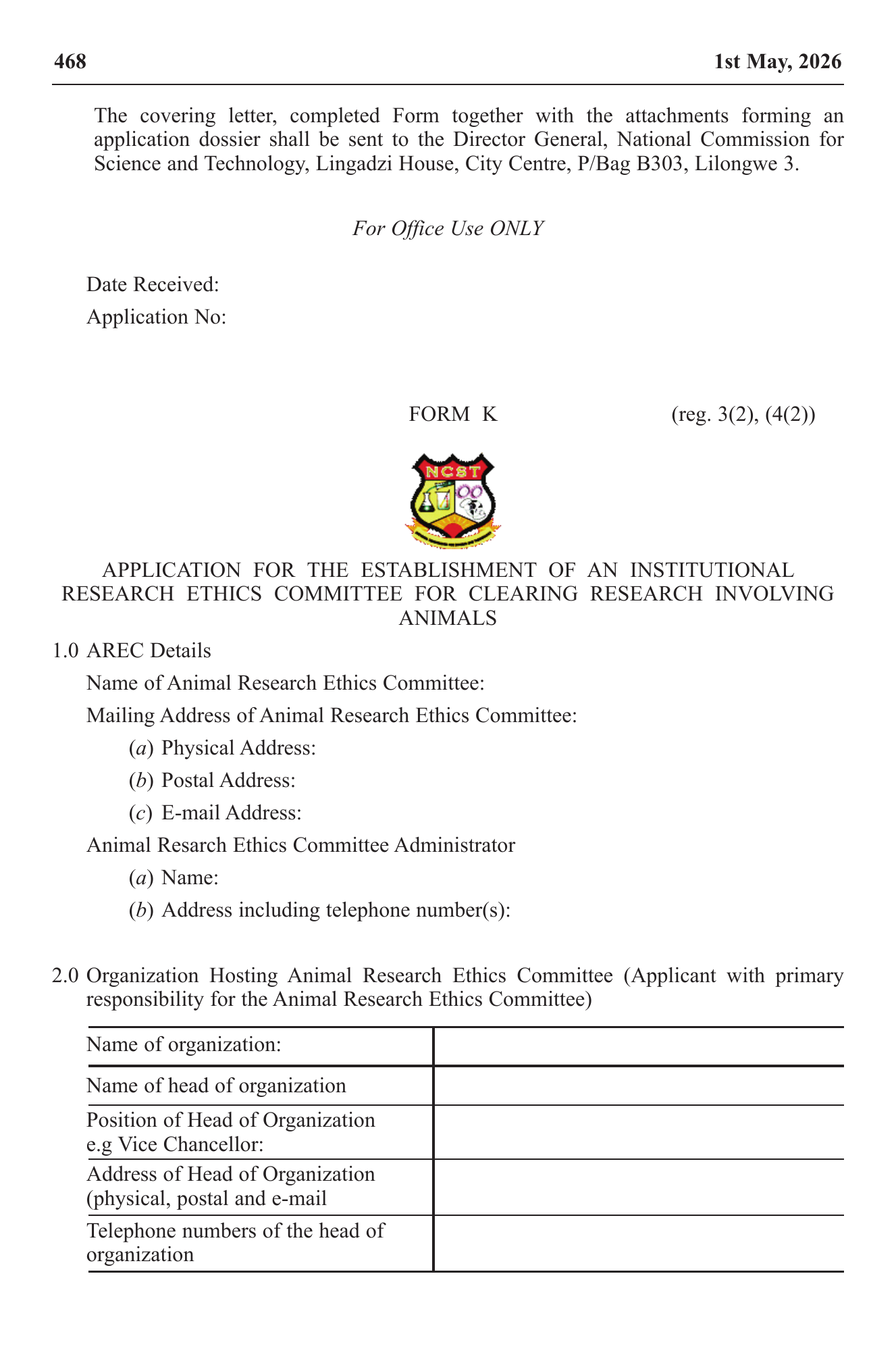 Government Notice 37 of 2026 — official PDF page 48; original table columns, symbols and diagram connections