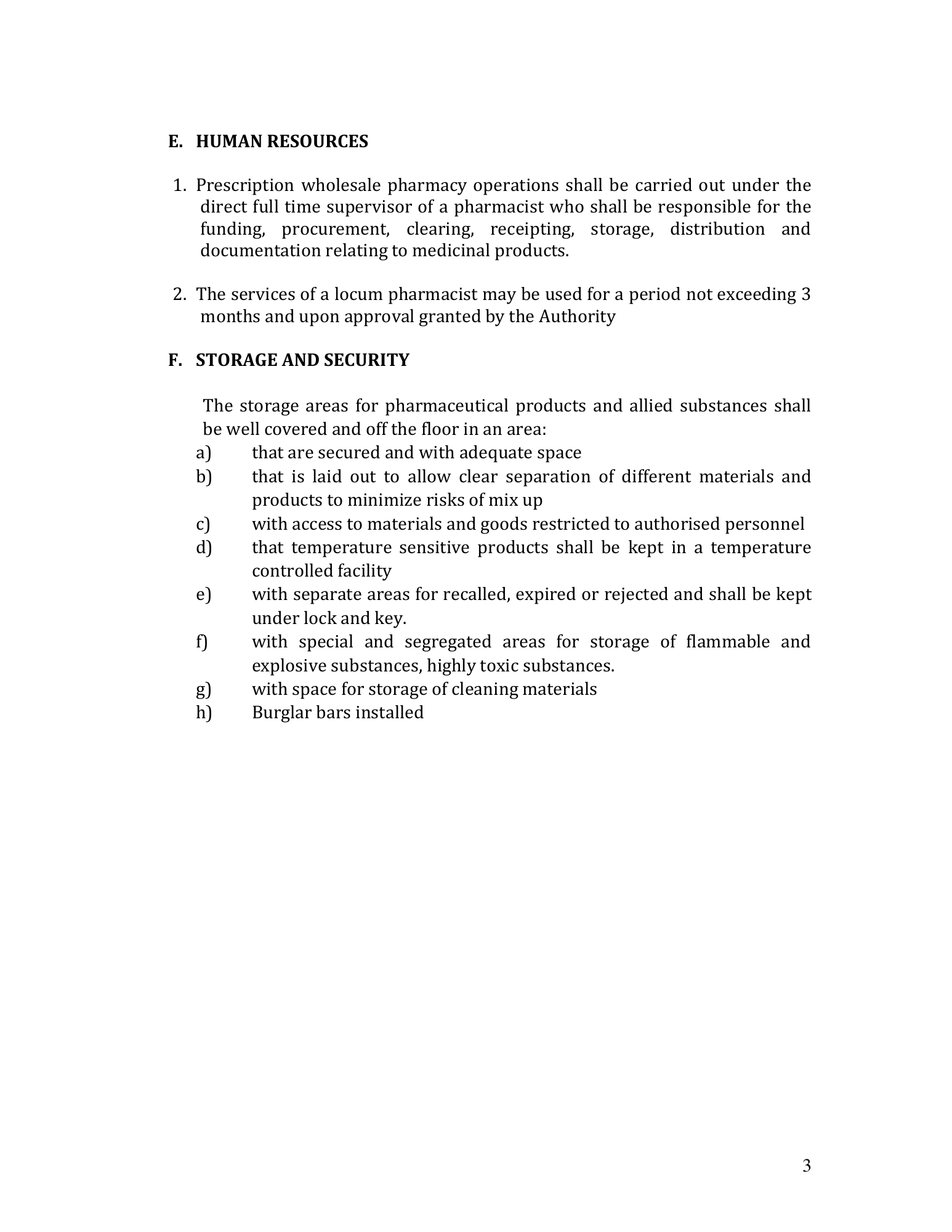 malawi-pmra-wholesale-premises-non-prescription-link — official PDF page 3; original table columns, symbols and diagram connections