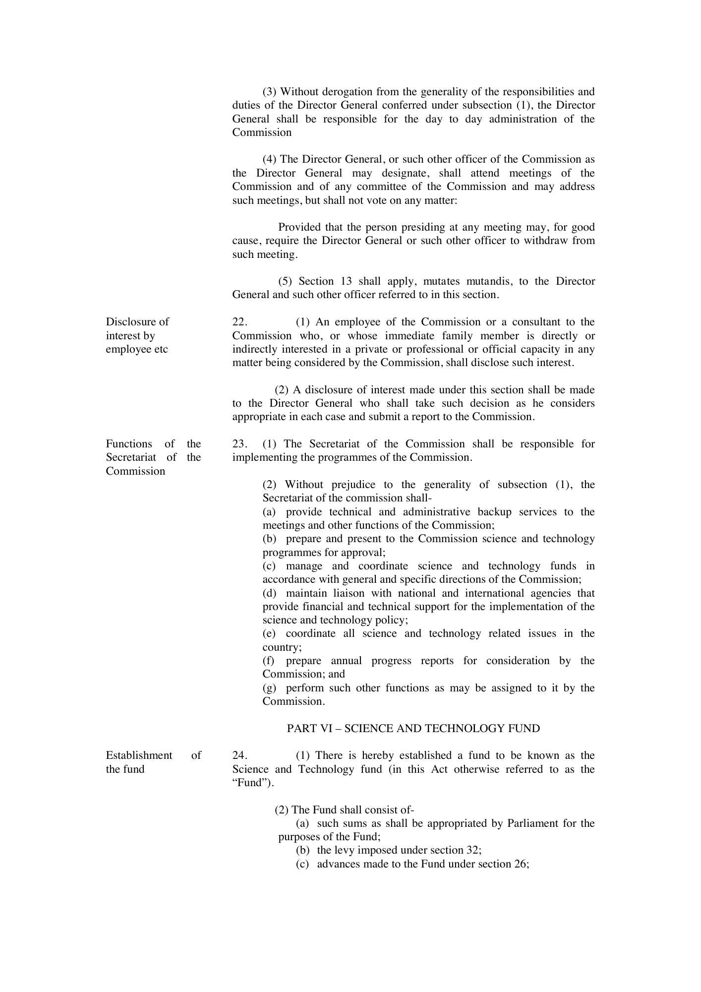 Act 16 of 2003 — official PDF page 9; original table columns, symbols and diagram connections