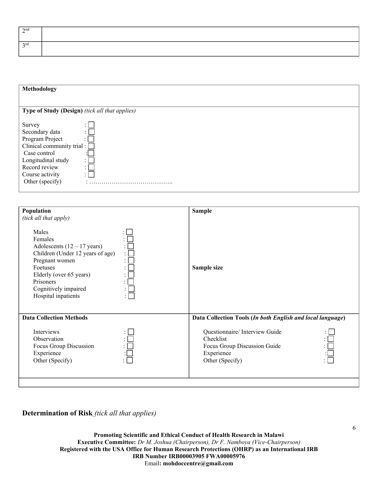 Form 101 — official PDF page 6; original table columns, symbols and diagram connections