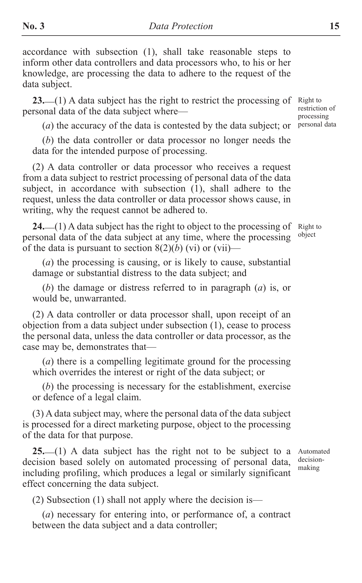 Act No. 3 of 2024 — official PDF page 15; original table columns, symbols and diagram connections