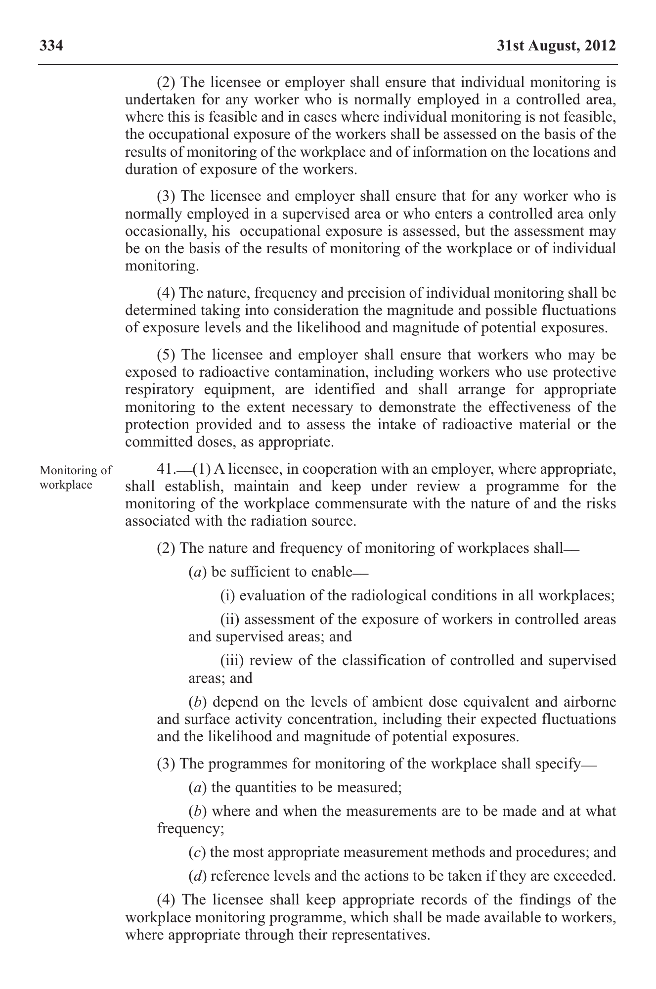 Government Notice 22 of 2012 — official PDF page 24; original table columns, symbols and diagram connections