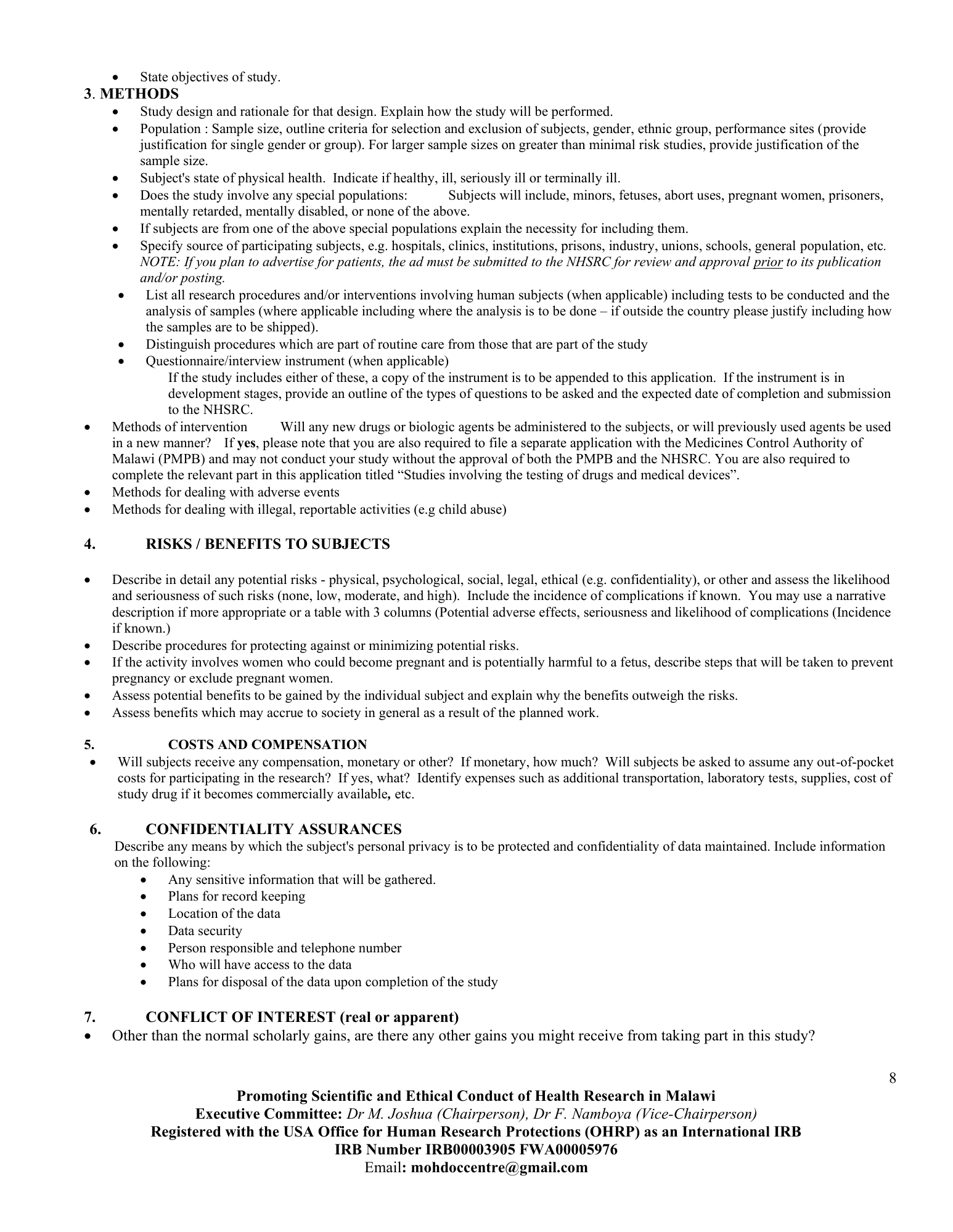 Form 101 — official PDF page 8; original table columns, symbols and diagram connections