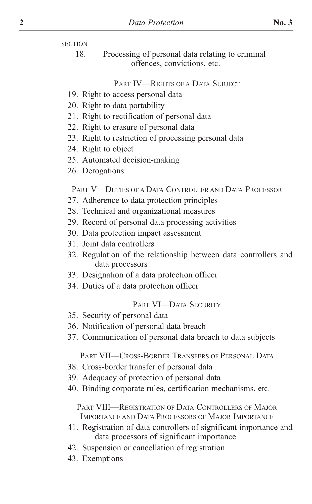 Act No. 3 of 2024 — official PDF page 2; original table columns, symbols and diagram connections
