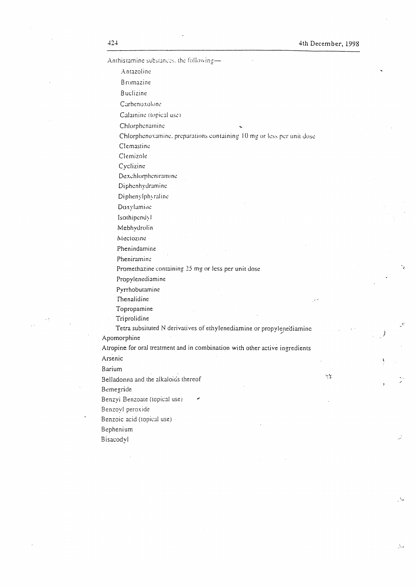 Government Notice 88 of 1998 — official PDF page 50; original table columns, symbols and diagram connections