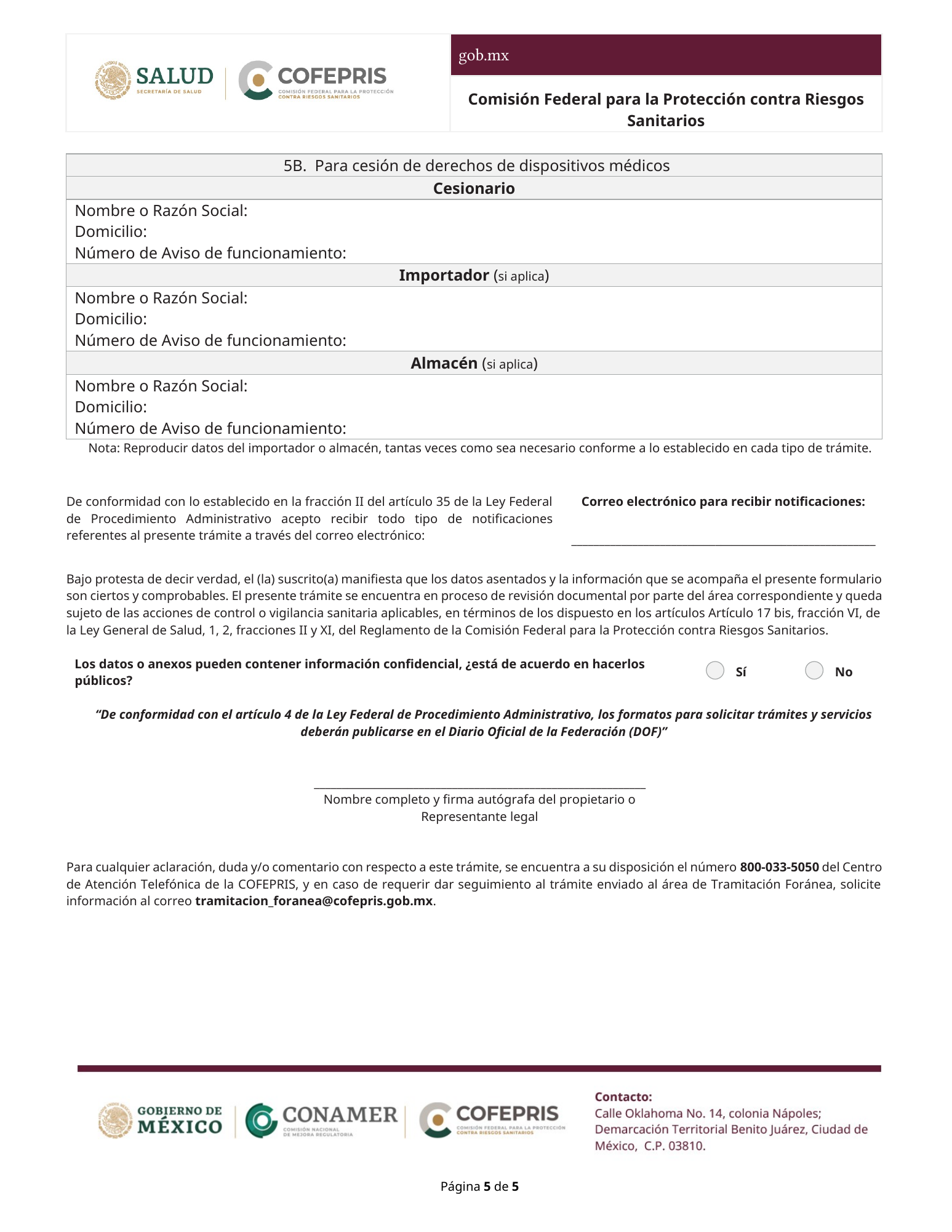 Rendered from the linked Office original — page 5; retained table layout and symbols. This is a render, not an official PDF page.