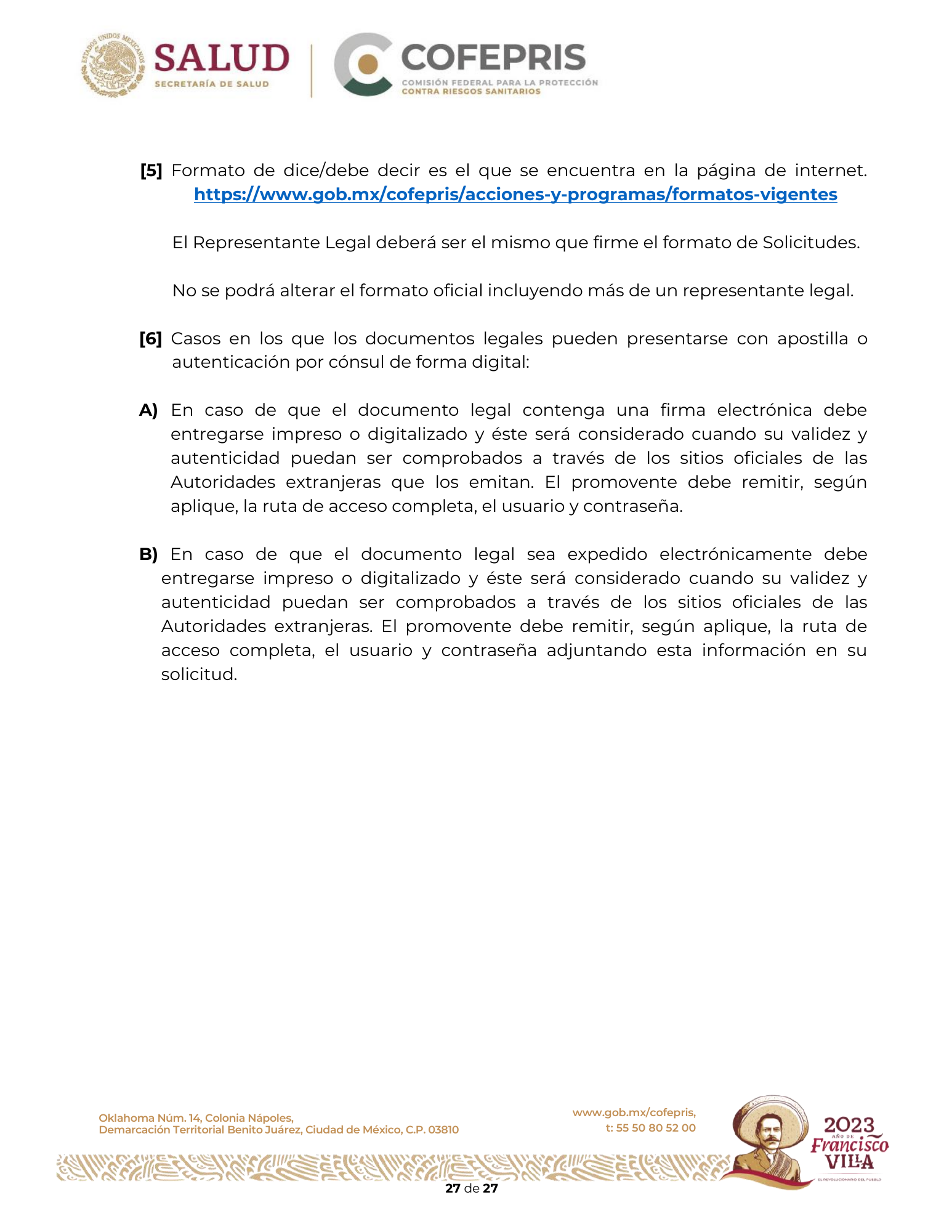 Criterios para definir la clasificación de las modificaciones a las condiciones de registro sanitario de dispositivos médicos — original physical PDF page 28; full original layout and figures retained.