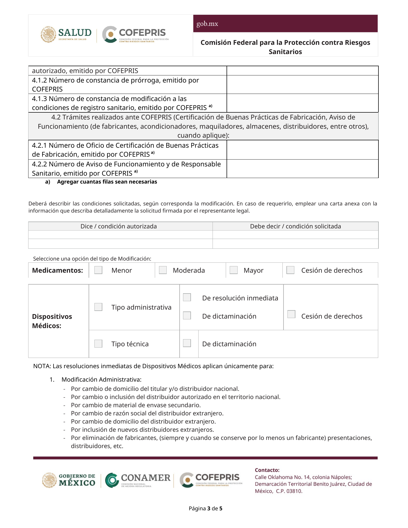 Rendered from the linked Office original — page 3; retained table layout and symbols. This is a render, not an official PDF page.