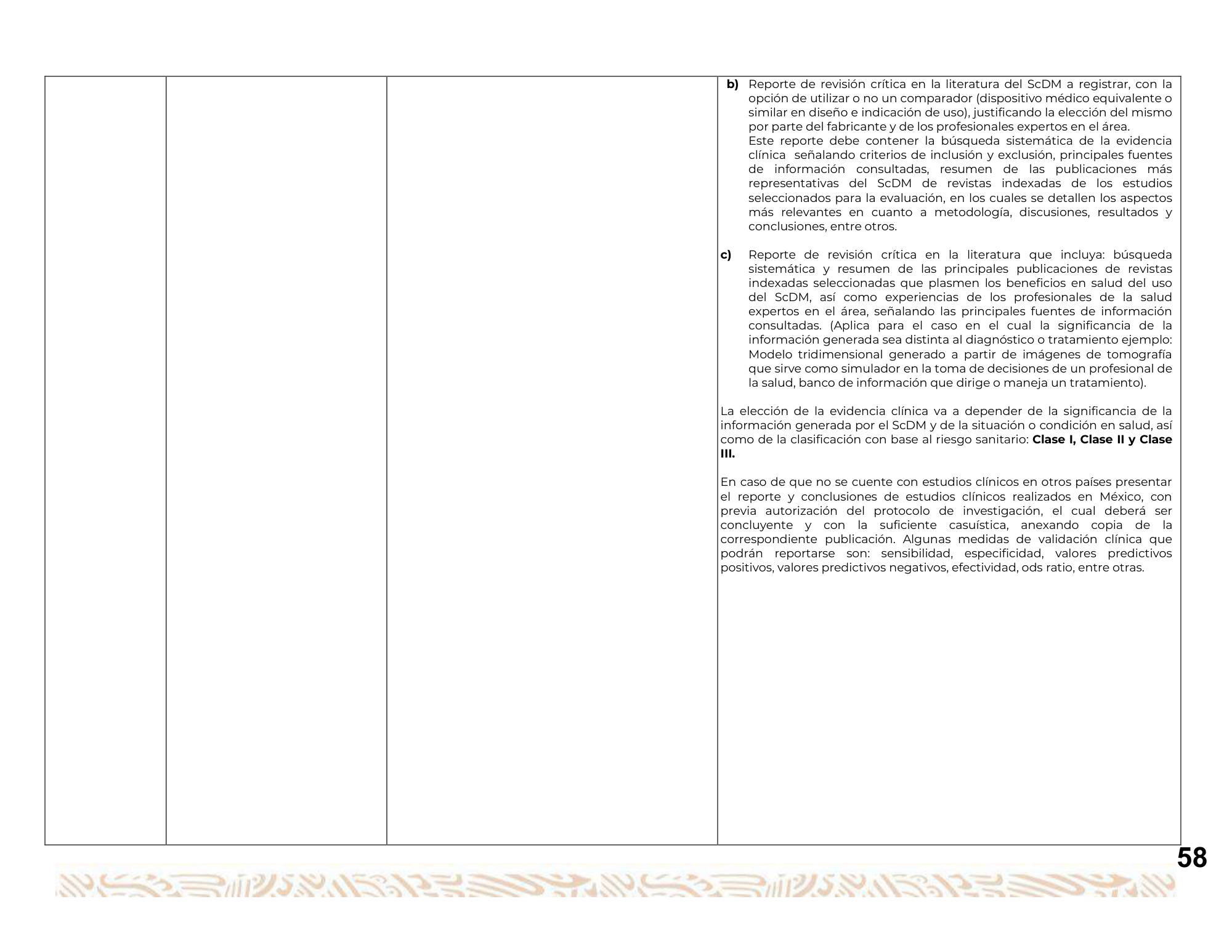 Guía para la obtención del registro sanitario de dispositivos médicos Clase I, II y III — original physical PDF page 59; full original layout and figures retained.