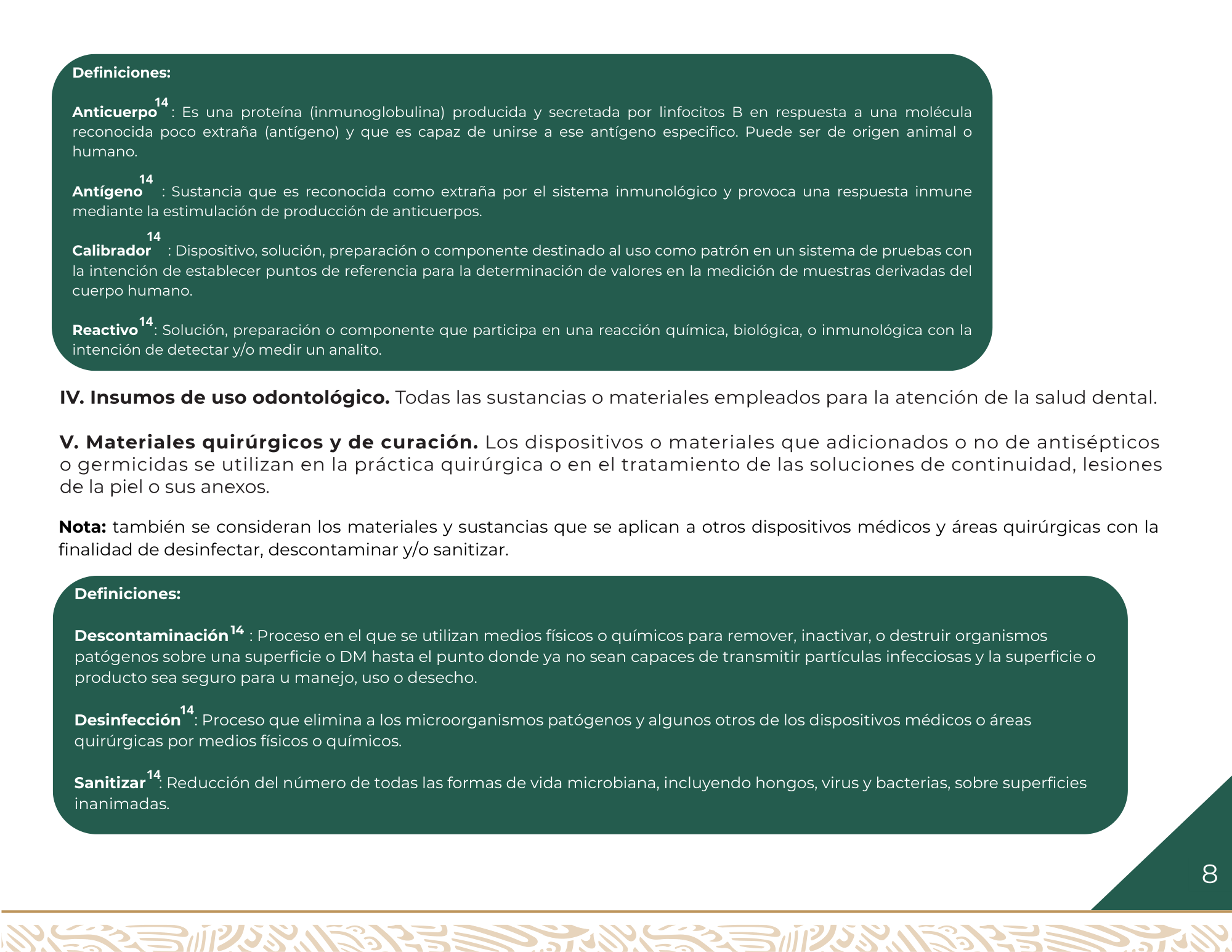 Guía para la obtención del registro sanitario de dispositivos médicos Clase I, II y III — original physical PDF page 9; full original layout and figures retained.