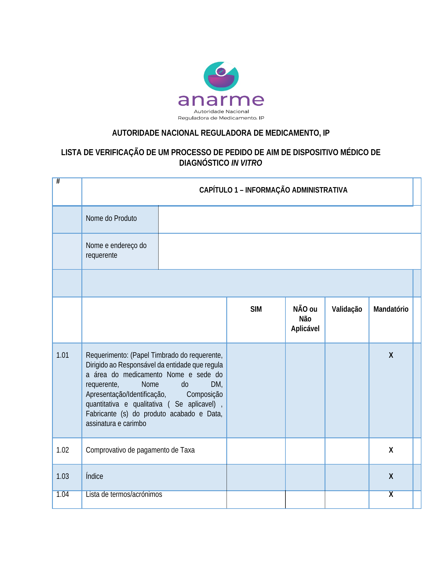 Rendered from the linked Office original — page 1; retained table layout and symbols. This is a render, not an official PDF page.