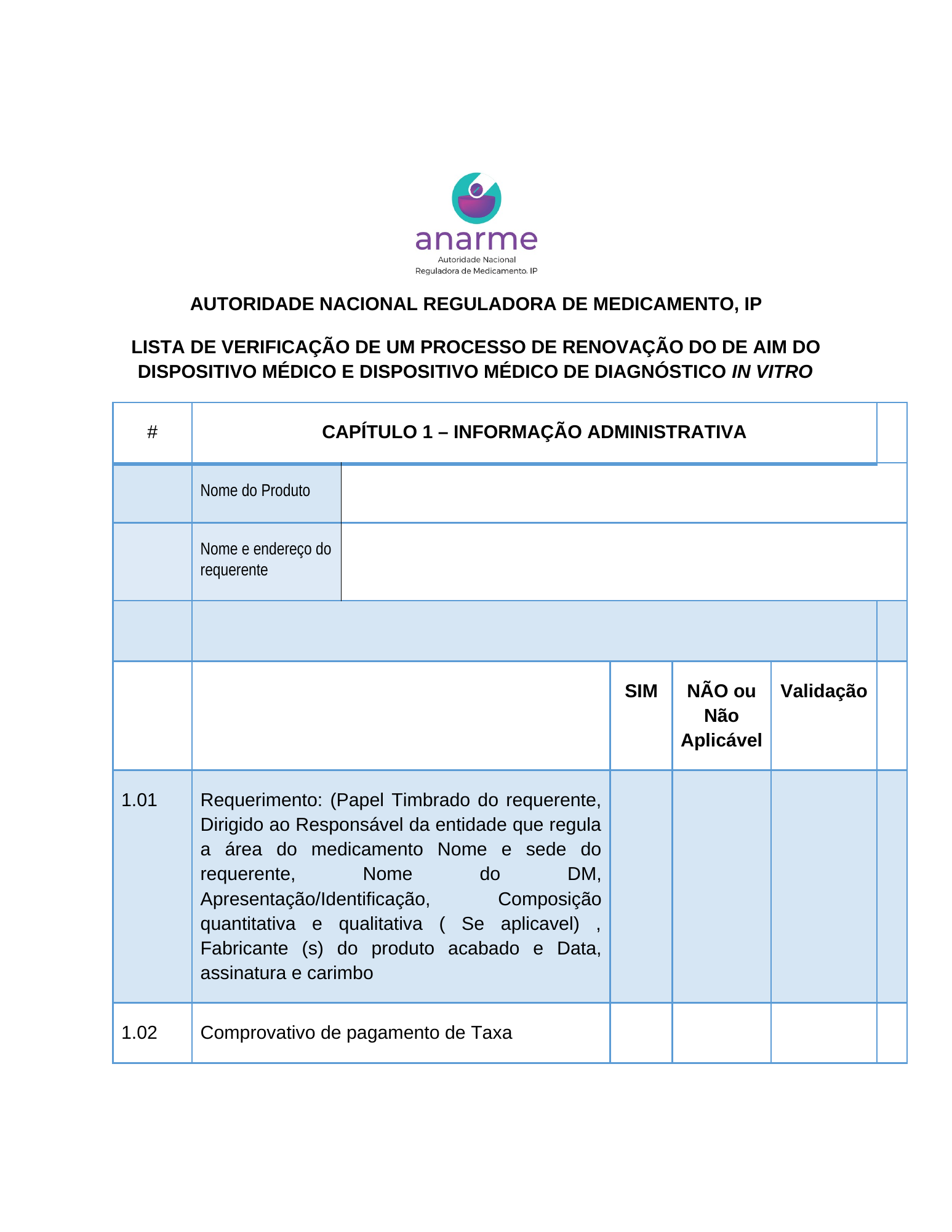 Rendered from the linked Office original — page 1; retained table layout and symbols. This is a render, not an official PDF page.