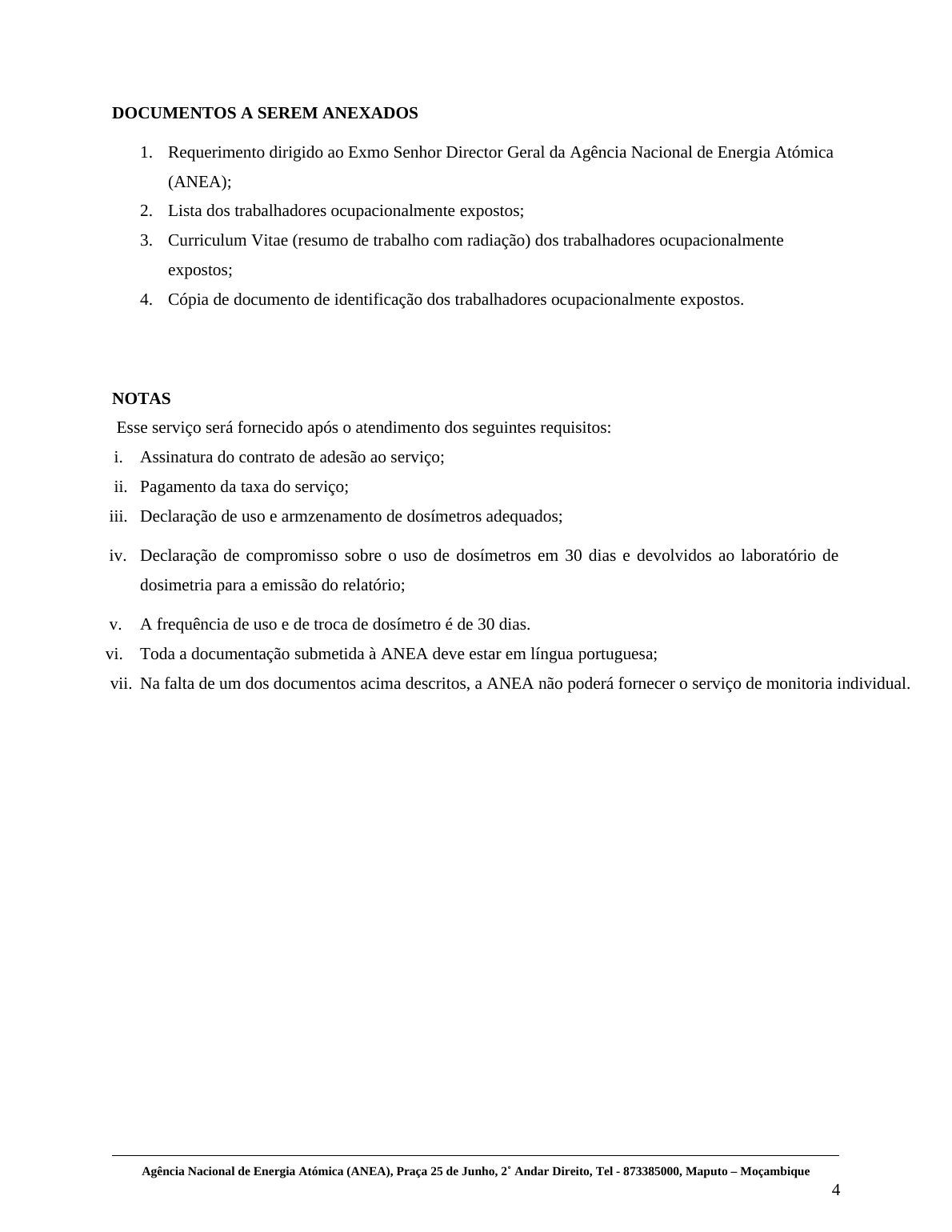 Rendered from the linked Office original — page 4; retained table layout and symbols. This is a render, not an official PDF page.