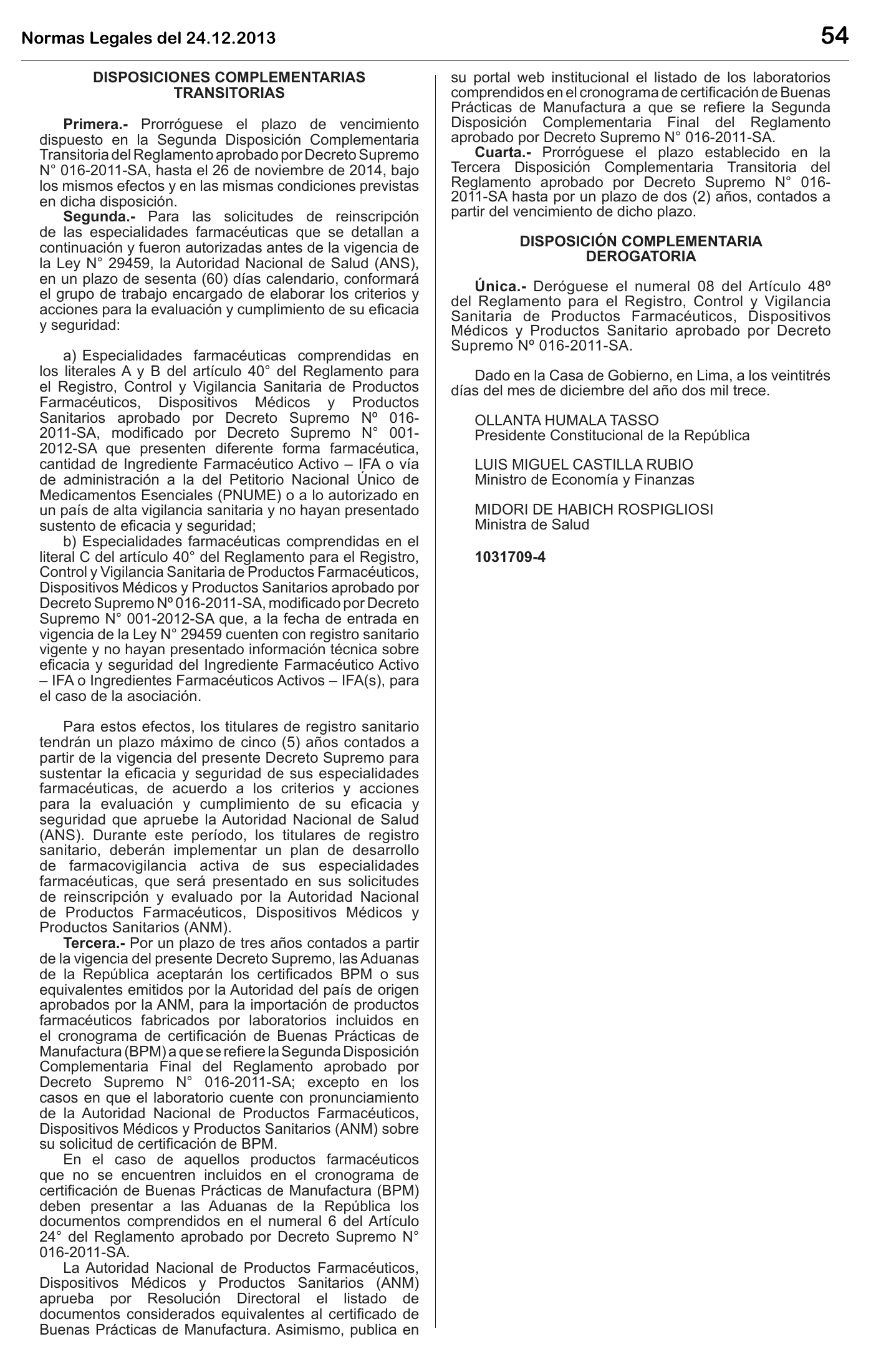D.S.016-2013-SA — original PDF physical page 4, gazettepage54
