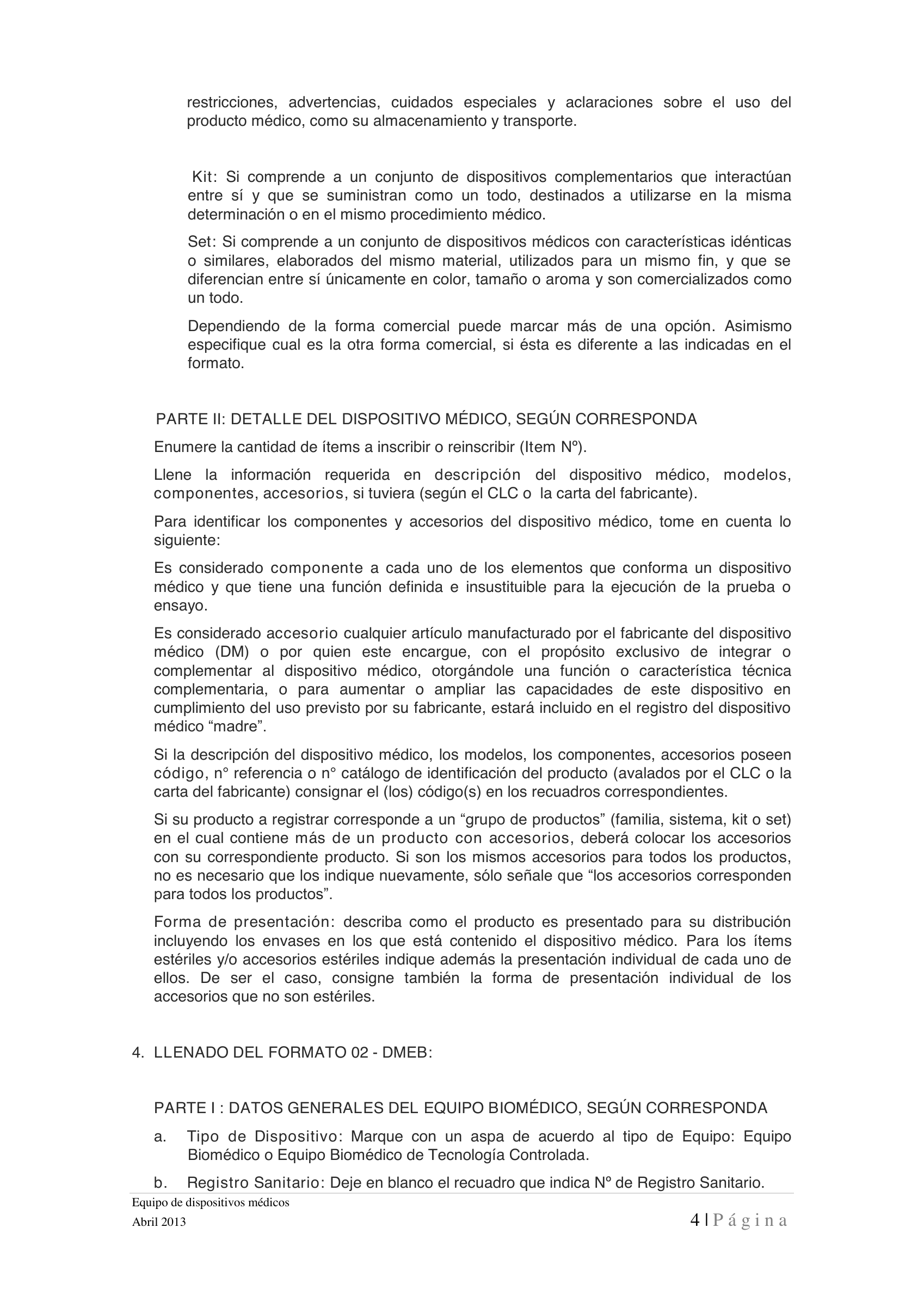 Instructivo de detalle — Abril2013 — original official PDF page 4; complete source layout retained