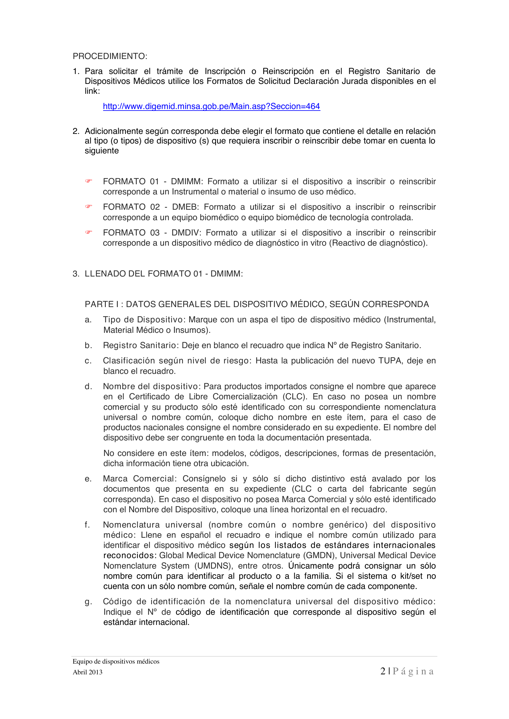 Instructivo de detalle — Abril2013 — original official PDF page 2; complete source layout retained