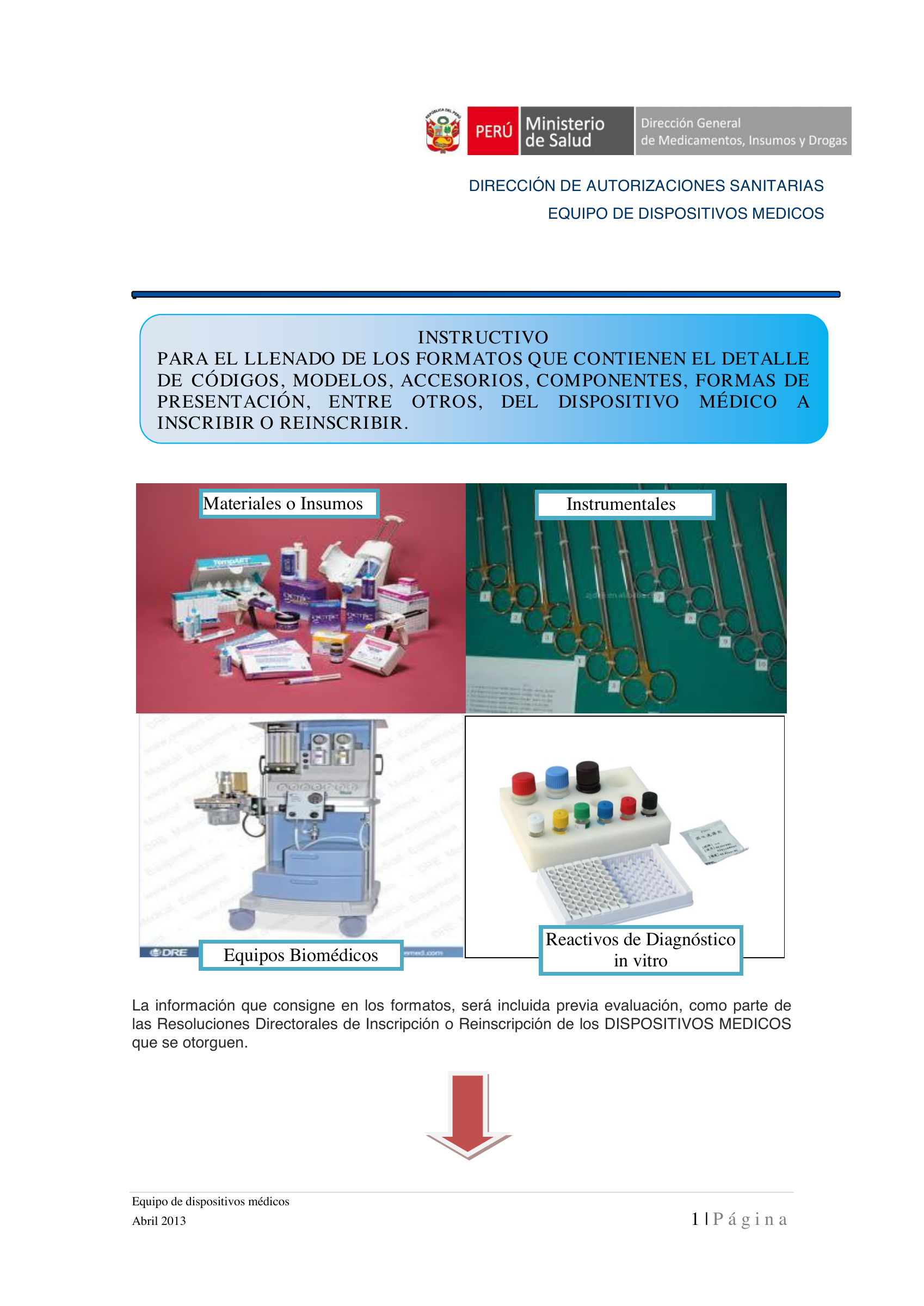 Instructivo de detalle — Abril2013 — original official PDF page 1; complete source layout retained