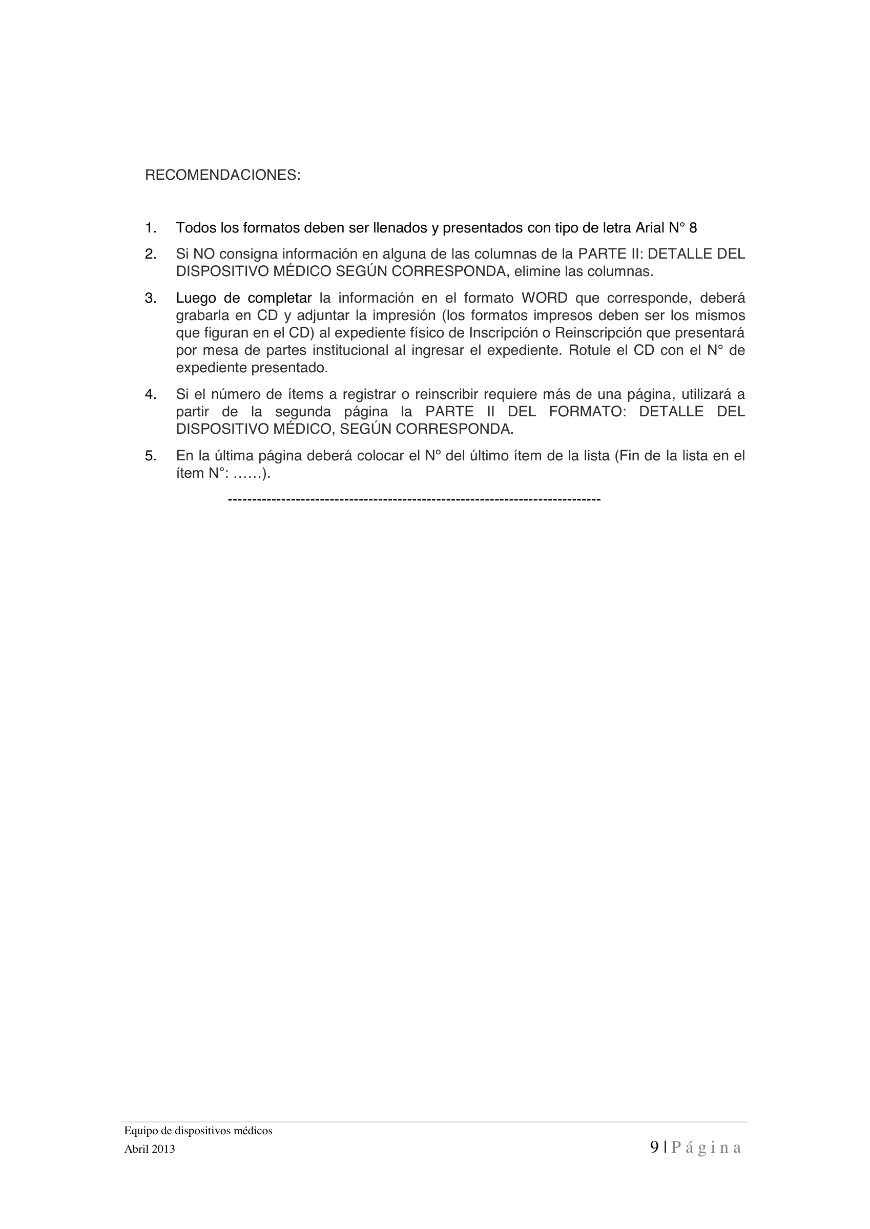 Instructivo de detalle — Abril2013 — original official PDF page 9; complete source layout retained