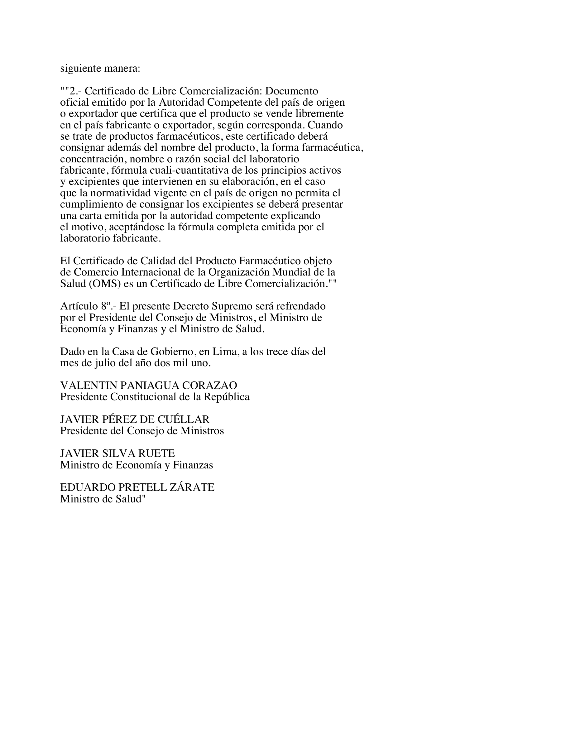 D.S. 020-2001-SA — original official PDF page 15; complete source layout retained