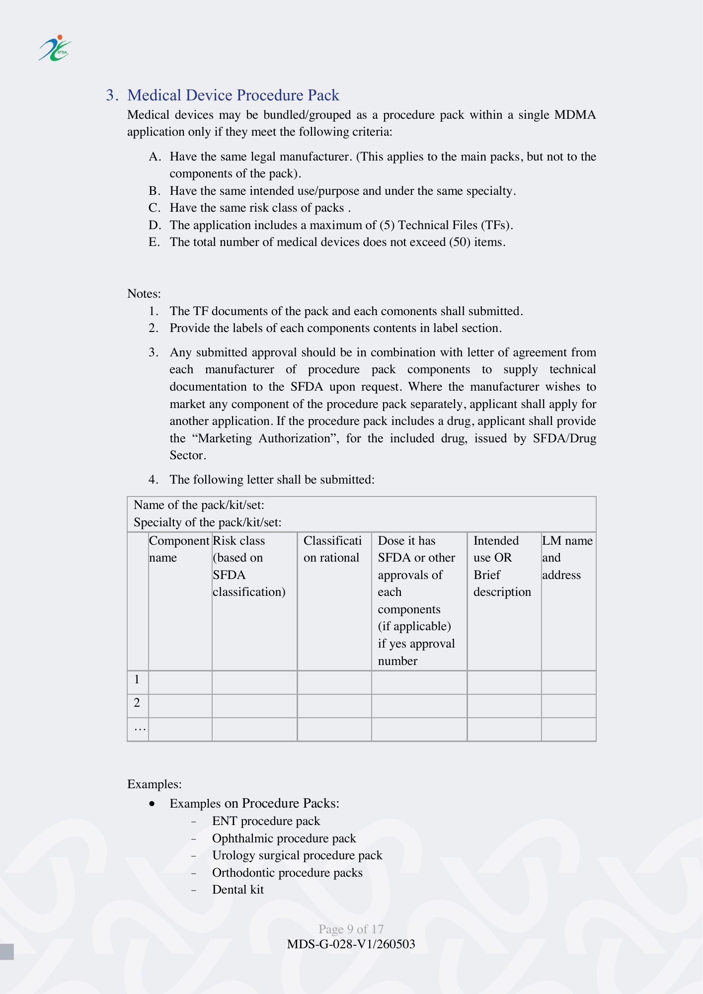 MDS-G-028-V1/260503 — official PDF page 9