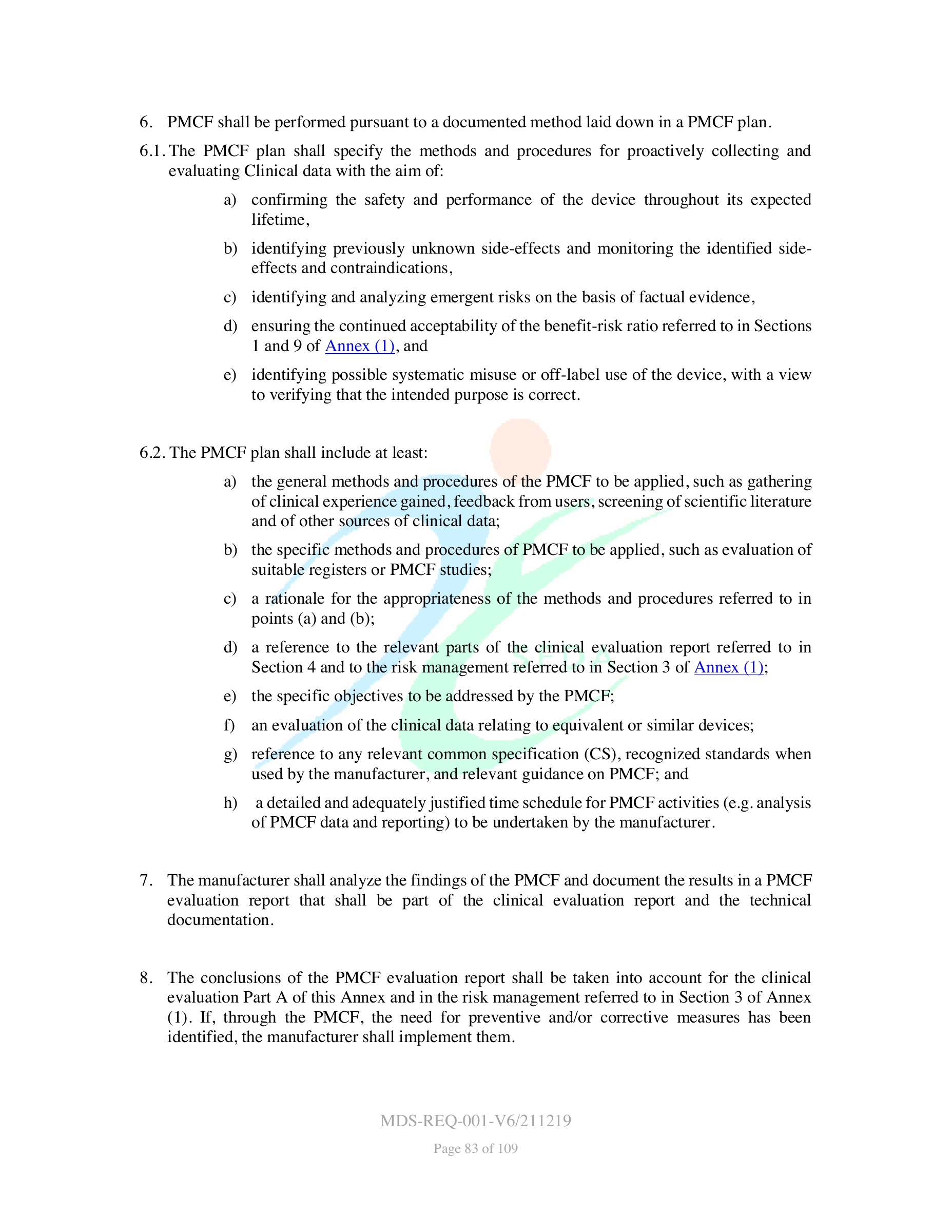 MDS-REQ-001-V6/211219 — original official PDF page 83; complete source layout retained