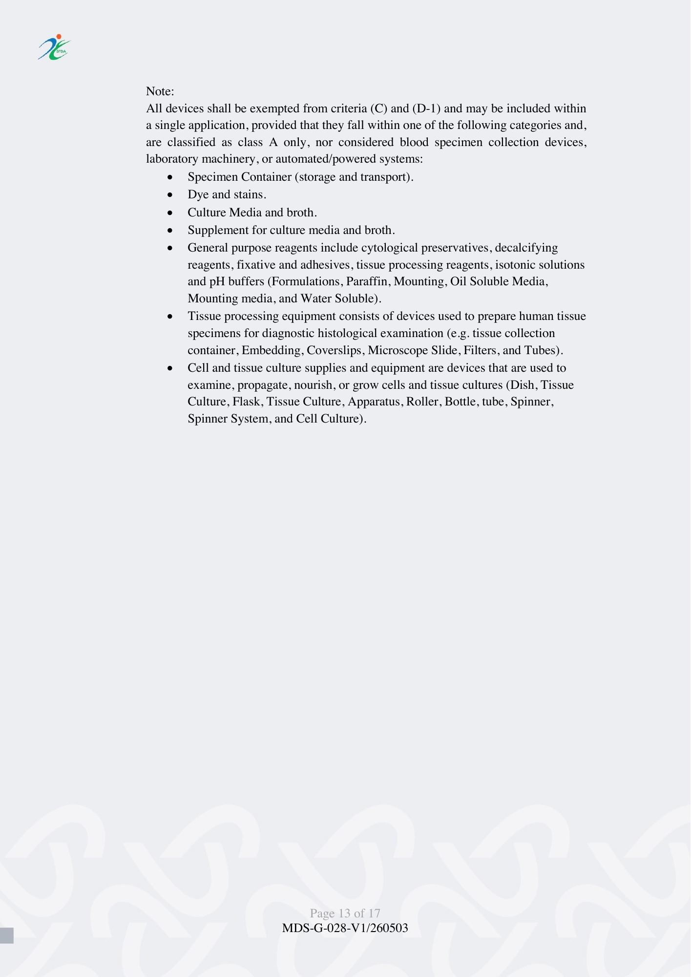 MDS-G-028-V1/260503 — official PDF page 13