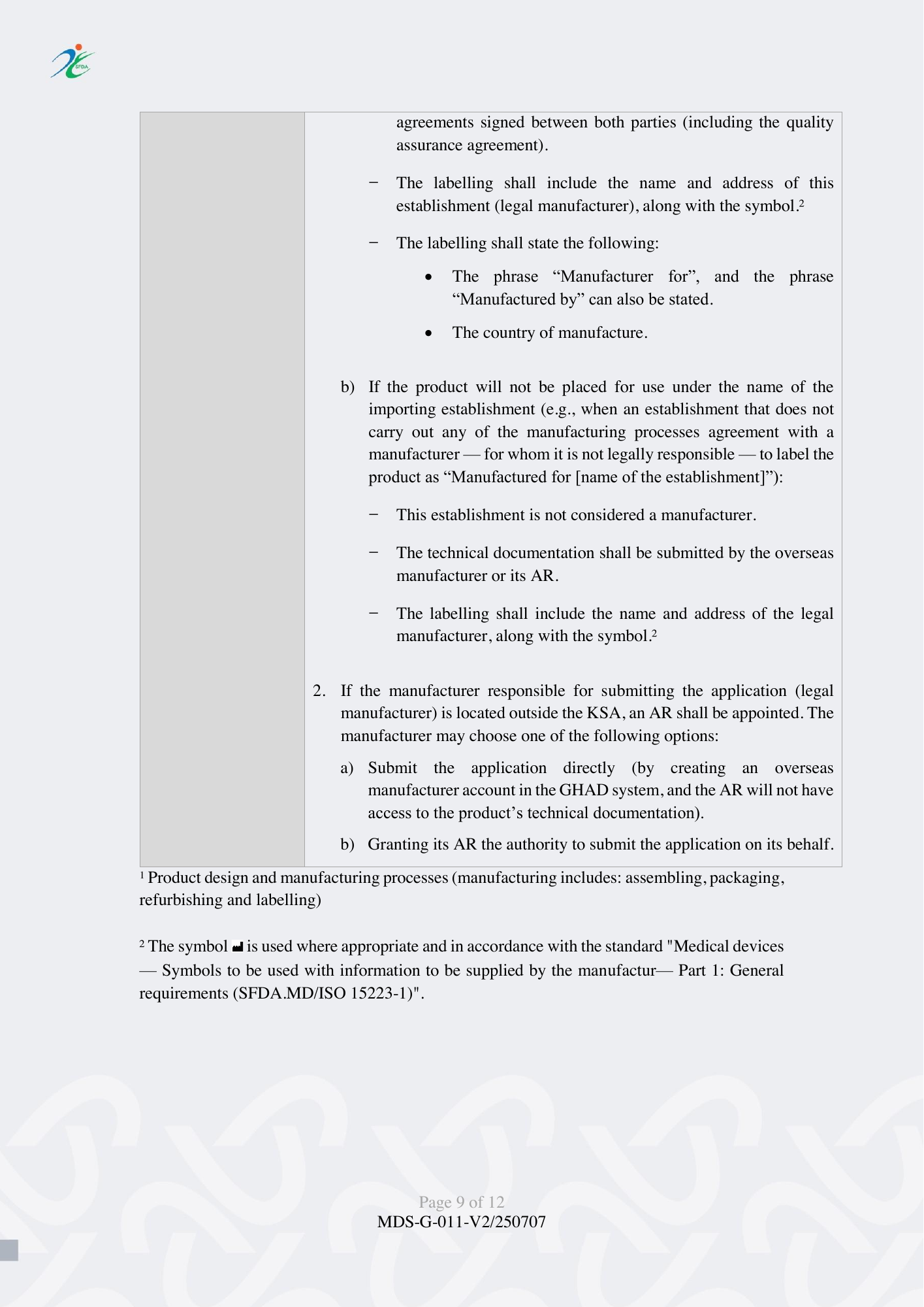 MDS-G-011 V2/250707 — official PDF page 9