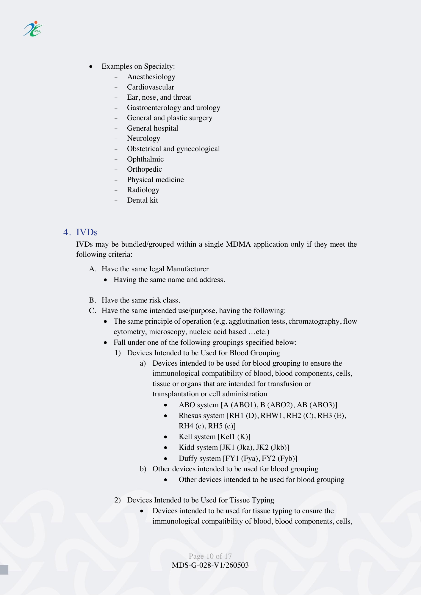 MDS-G-028-V1/260503 — official PDF page 10