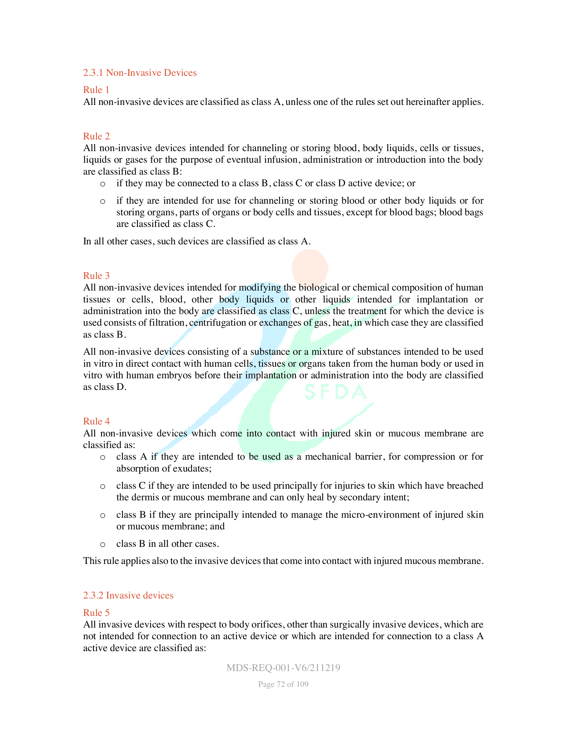 MDS-REQ-001-V6/211219 — original official PDF page 72; complete source layout retained