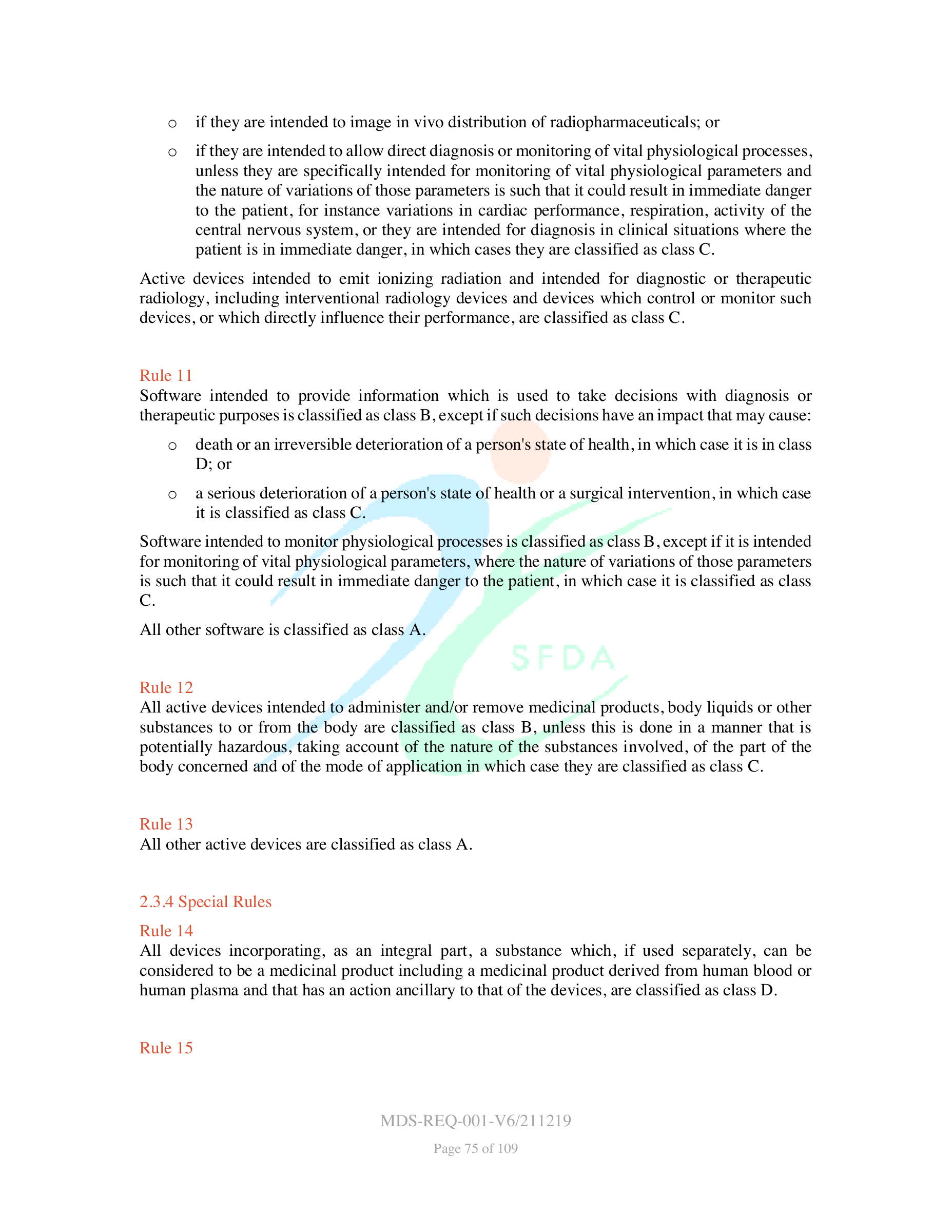 MDS-REQ-001-V6/211219 — original official PDF page 75; complete source layout retained