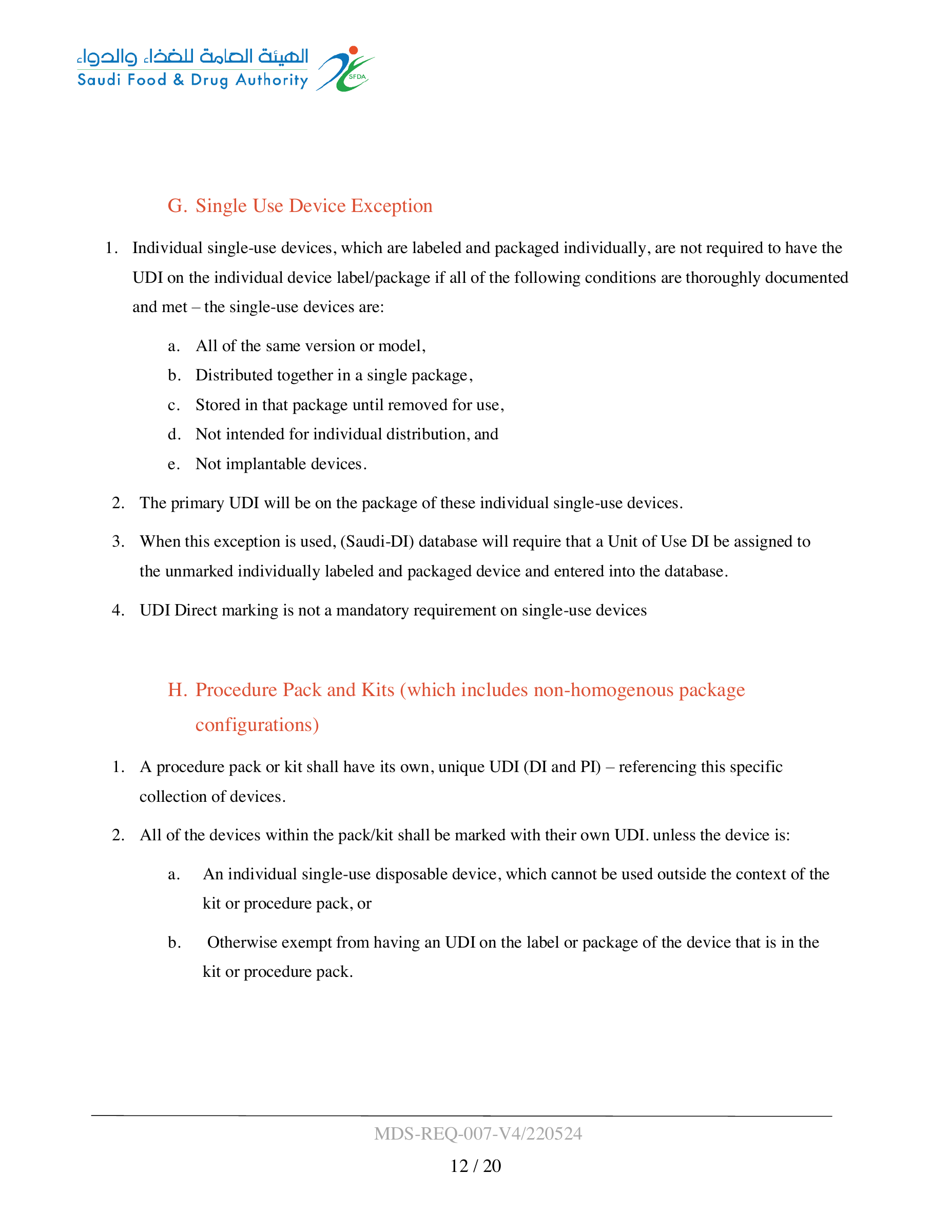 MDS-REQ-007-V4/220524 — original official PDF page 12; complete source layout retained