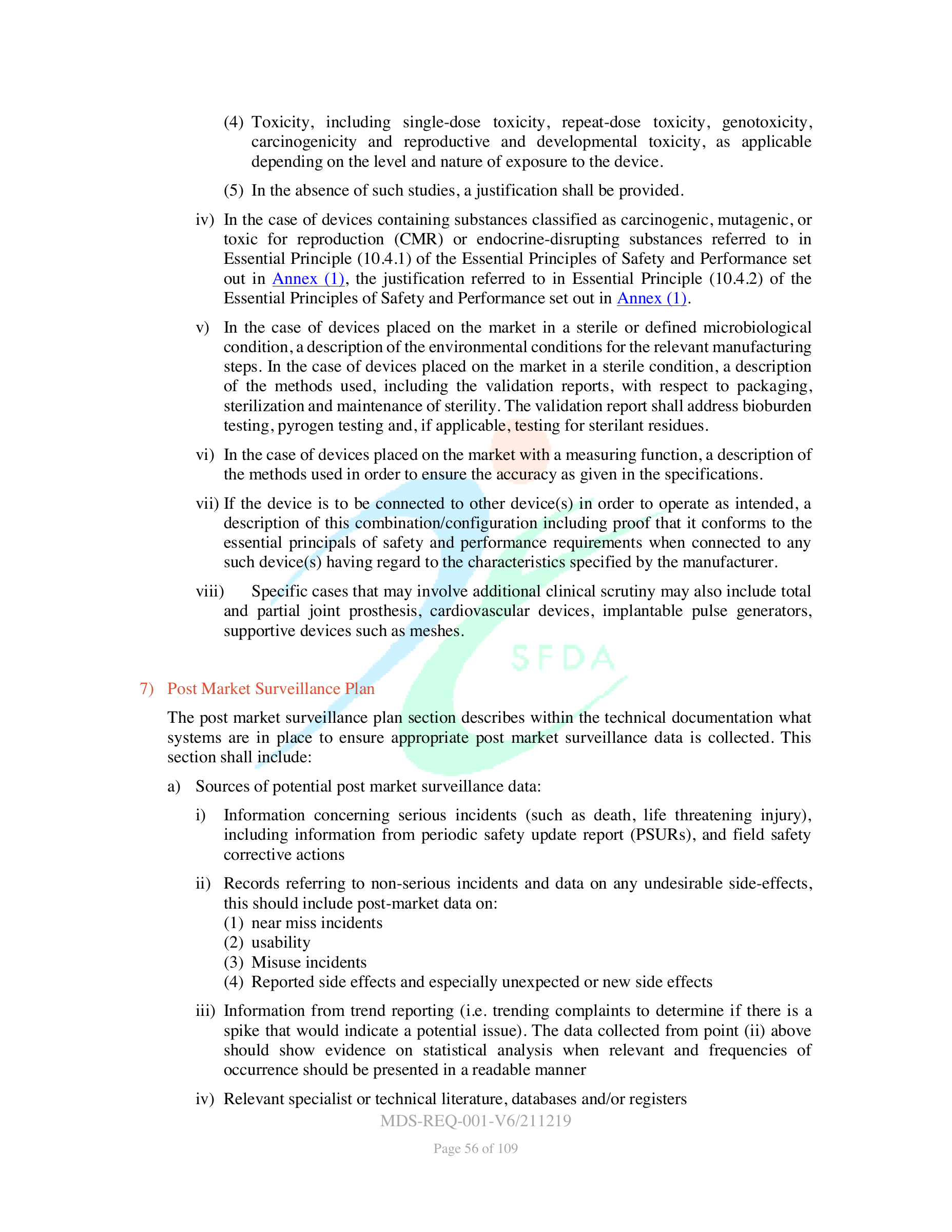 MDS-REQ-001-V6/211219 — original official PDF page 56; complete source layout retained