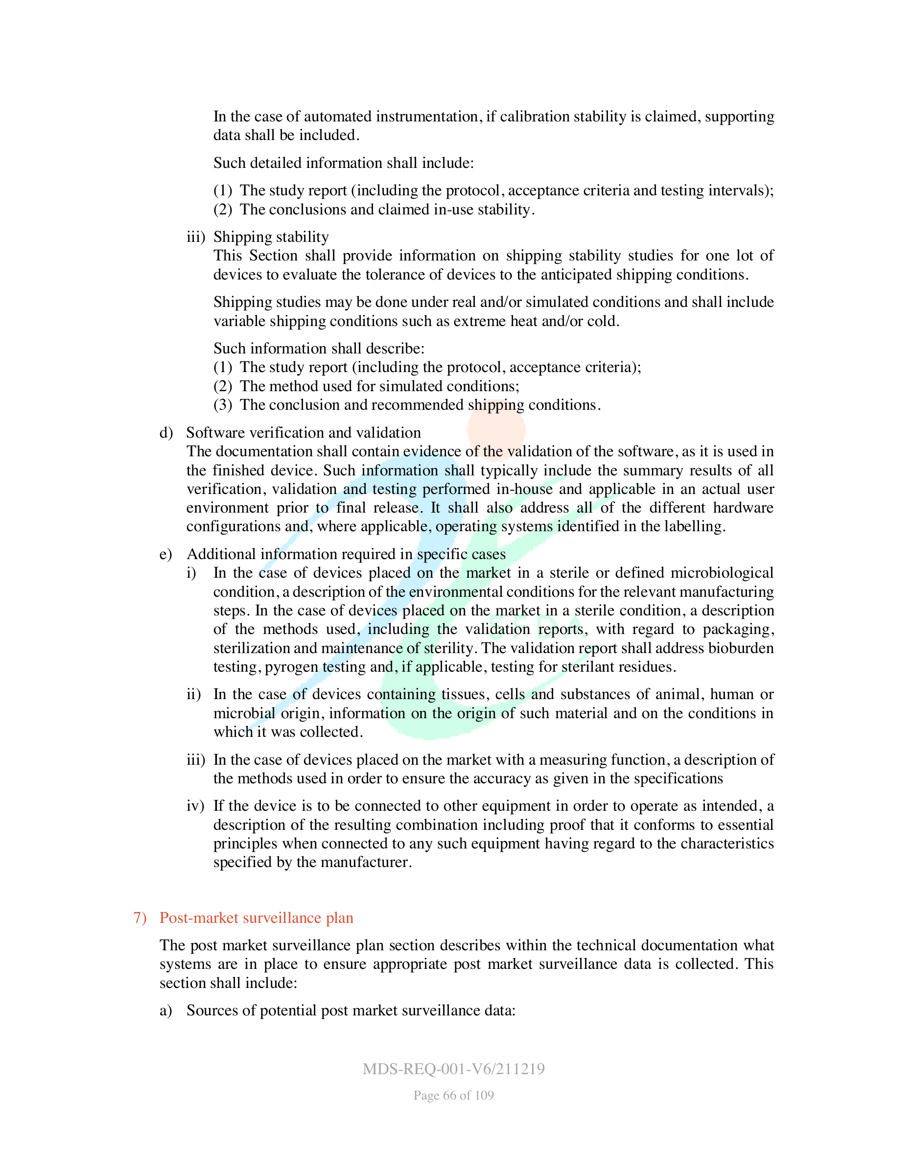 MDS-REQ-001-V6/211219 — original official PDF page 66; complete source layout retained