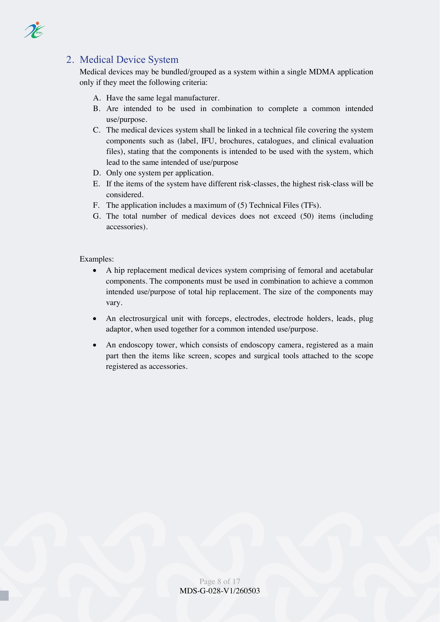 MDS-G-028-V1/260503 — official PDF page 8