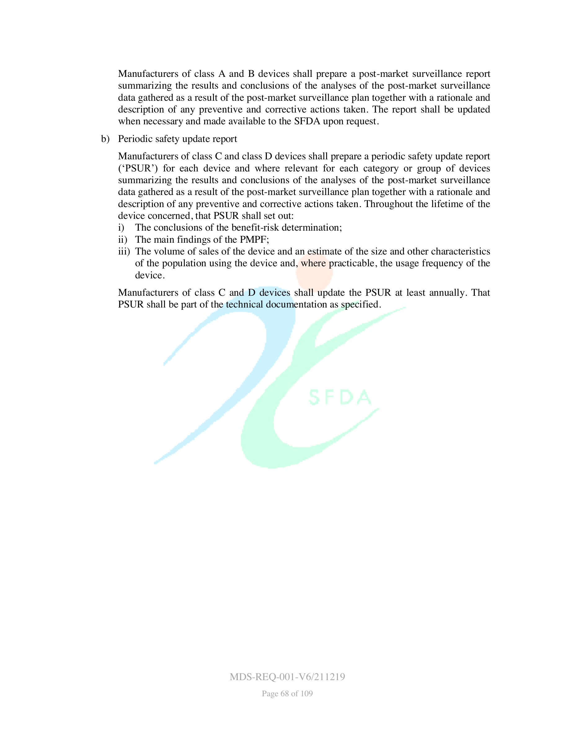 MDS-REQ-001-V6/211219 — original official PDF page 68; complete source layout retained