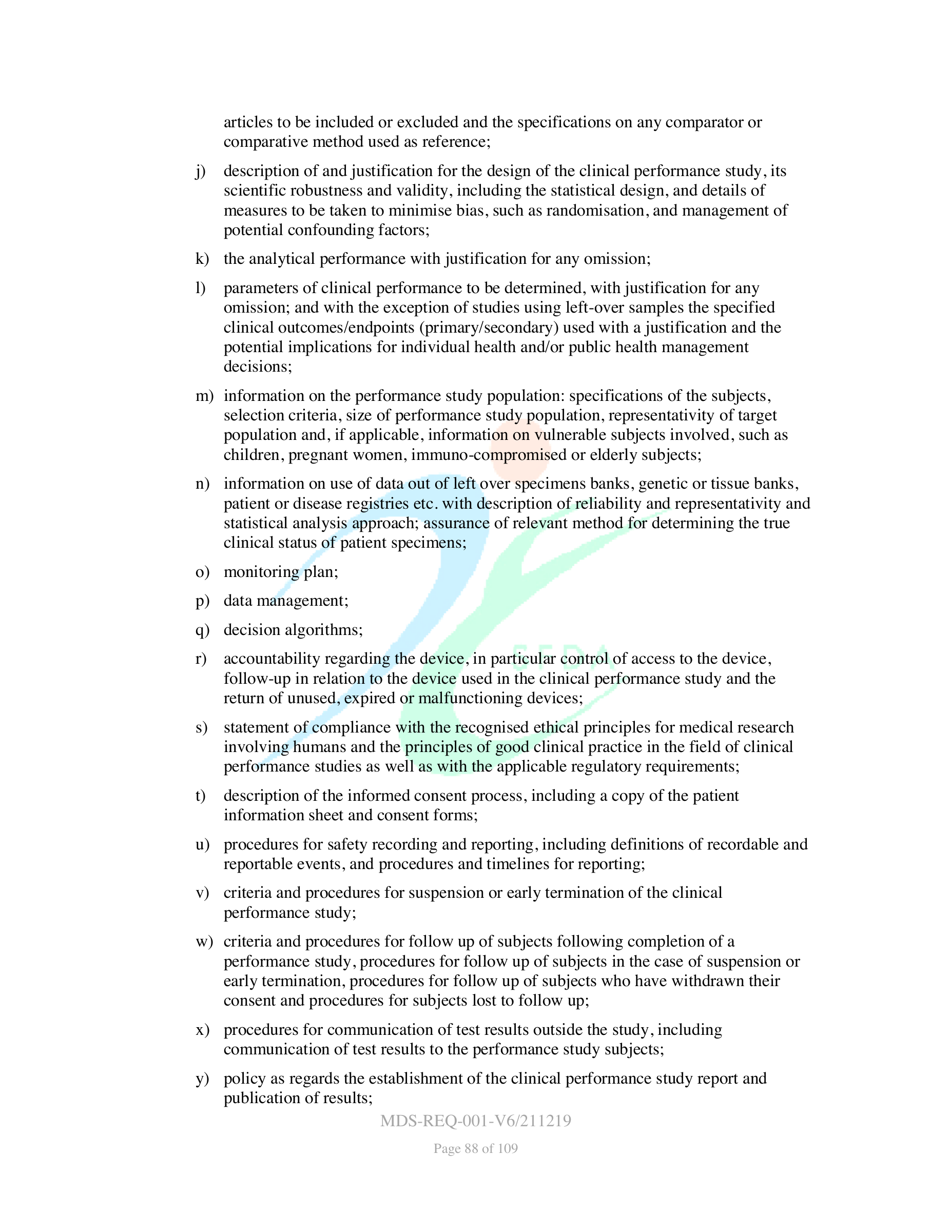 MDS-REQ-001-V6/211219 — original official PDF page 88; complete source layout retained